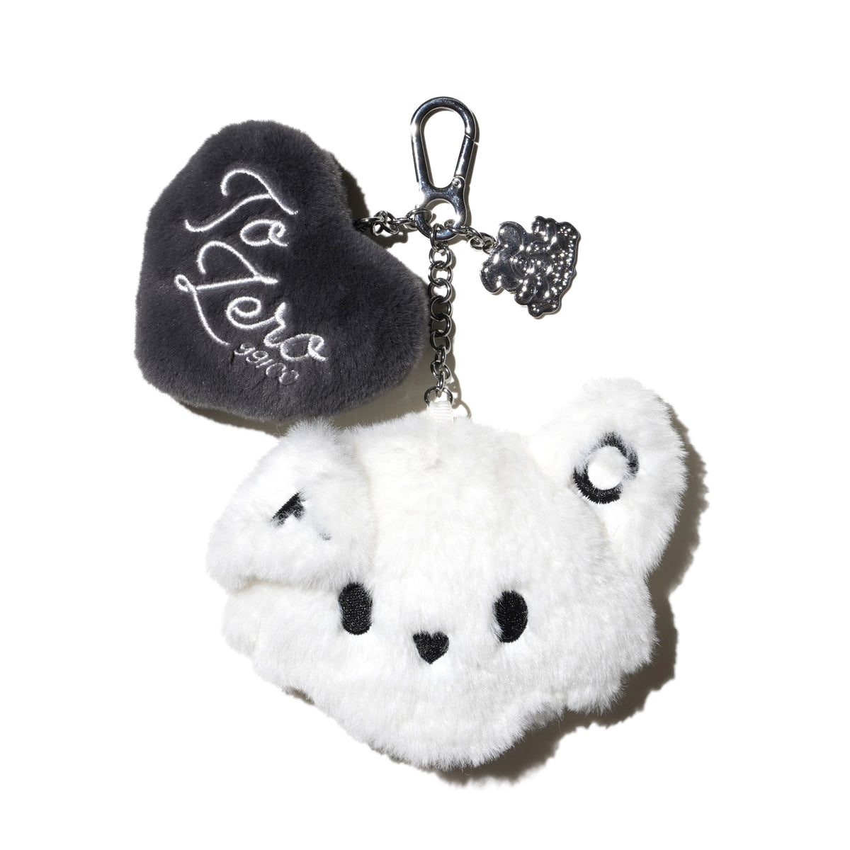 '<3 KOTO' POUCH CHARM (CHARCOAL)