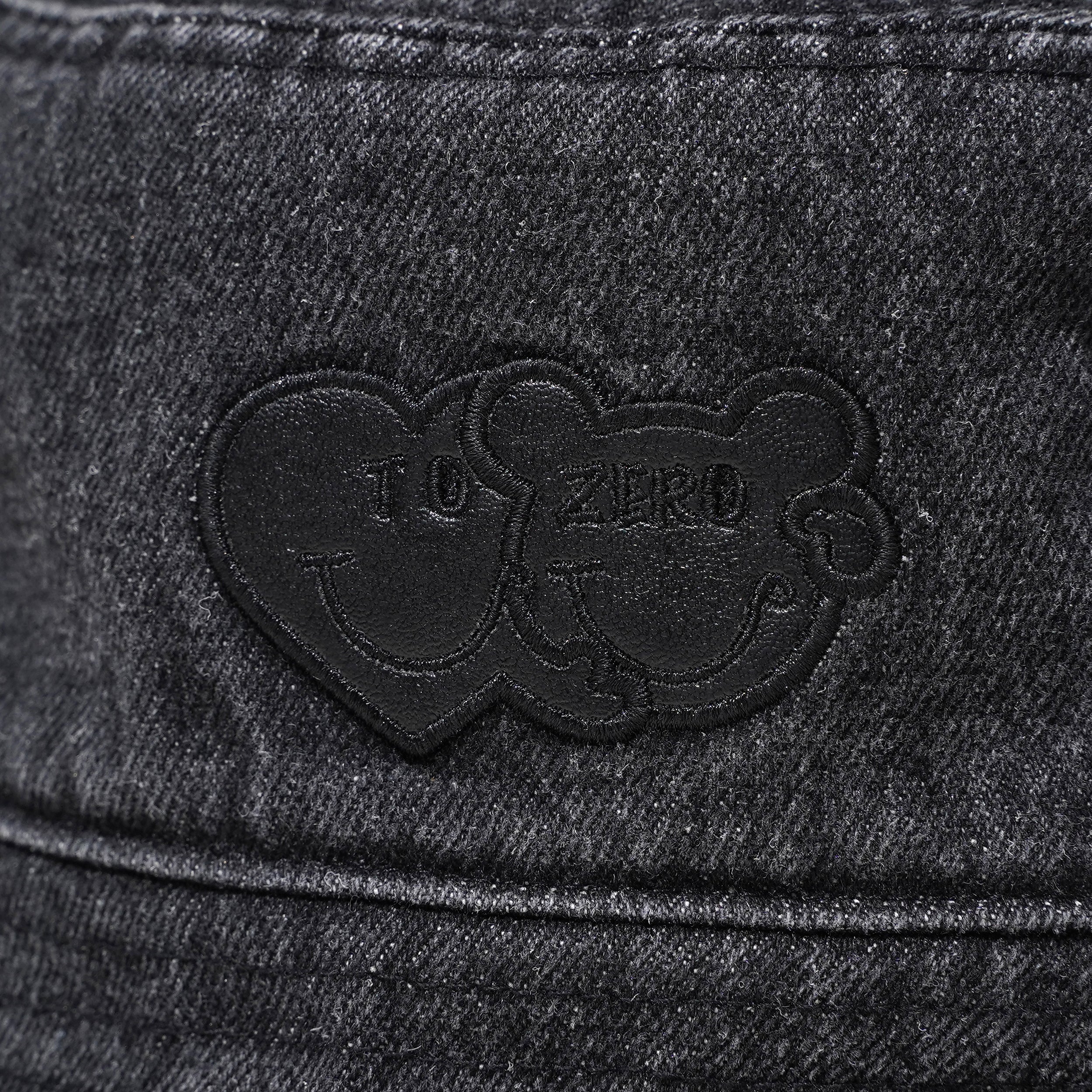 'TO HUG SOMEONE I LOVE' DENIM BUCKET HAT