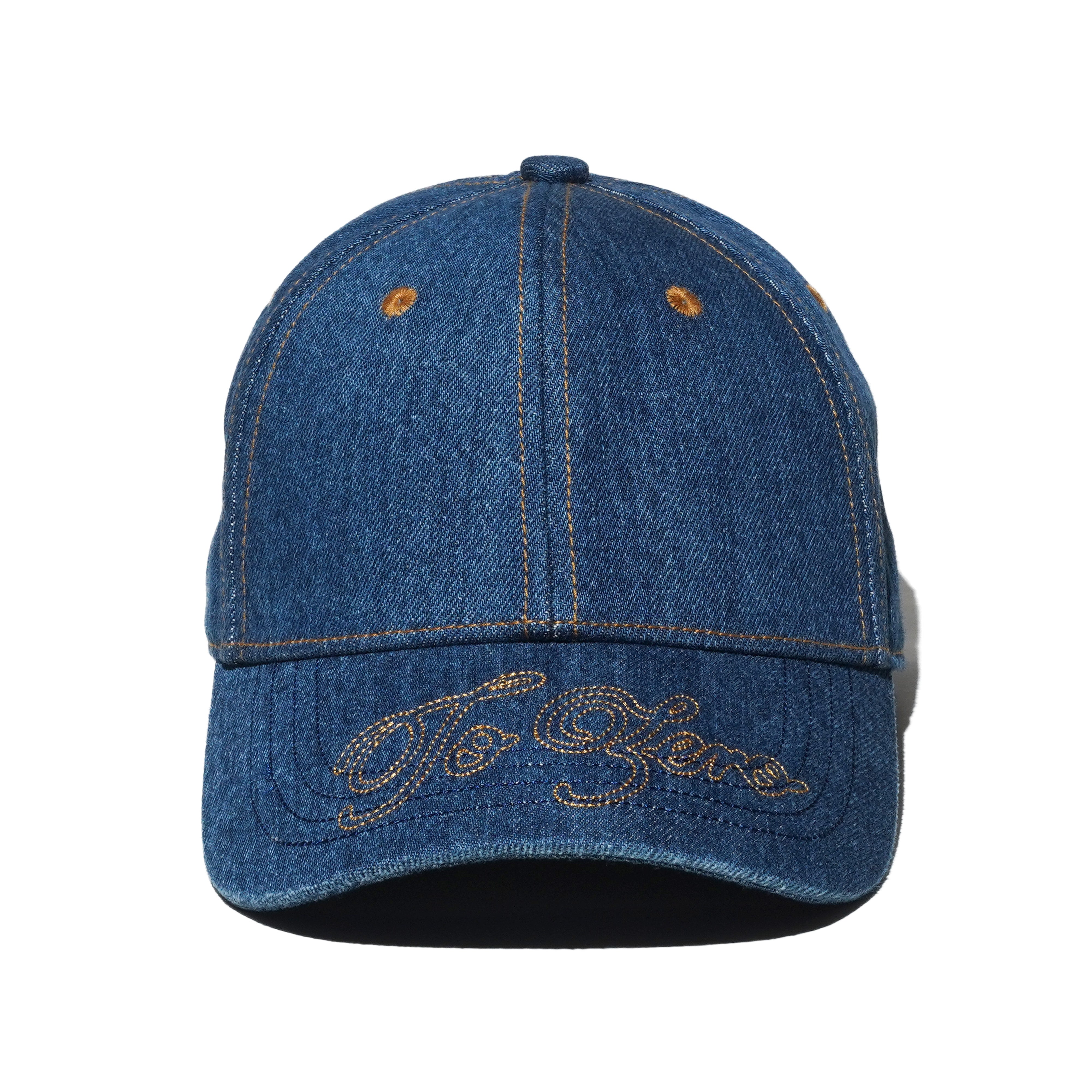 TO ZERO 'GRAVY ON TOP' EMBROIDERY CAP (BLUE DENIM)