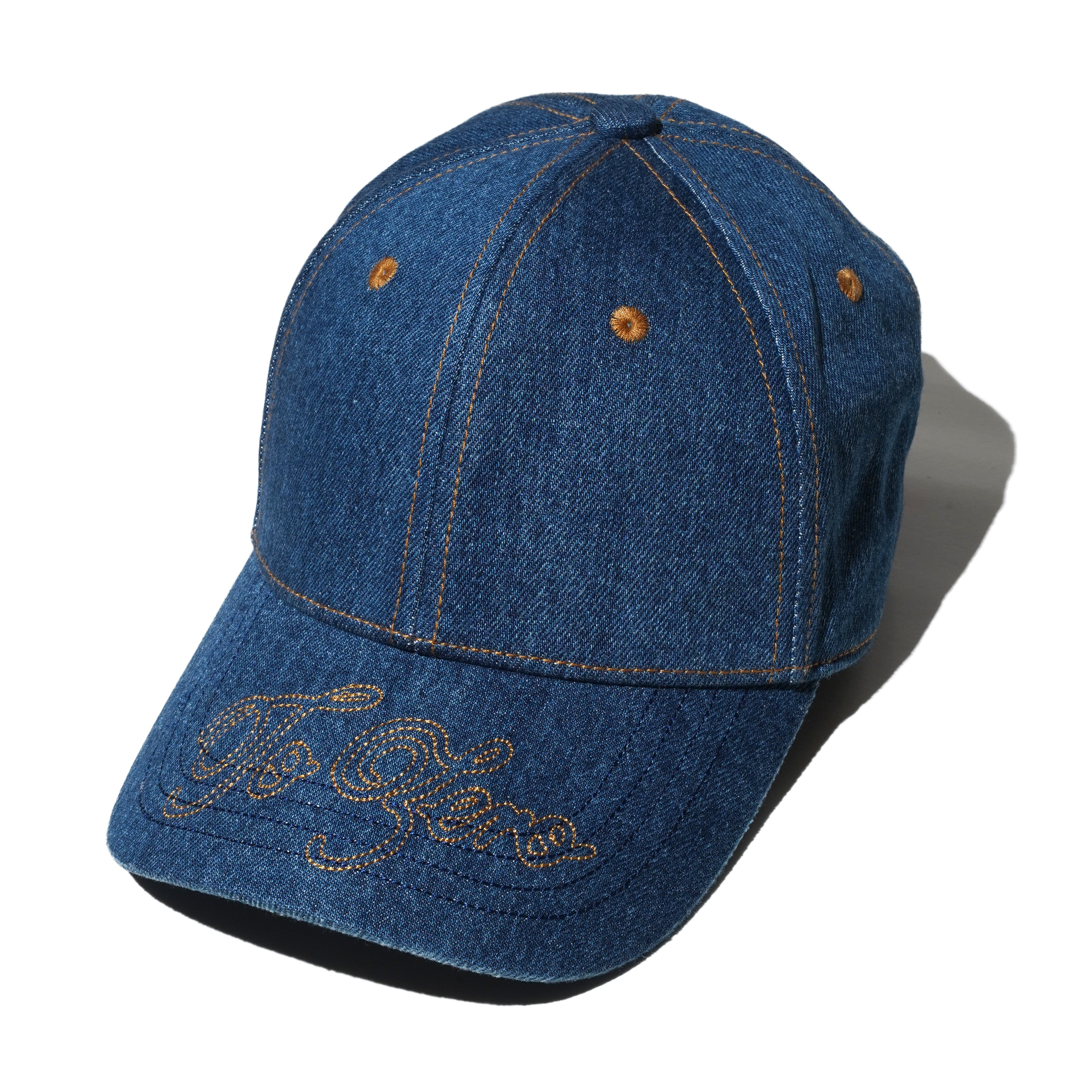 TO ZERO 'GRAVY ON TOP' EMBROIDERY CAP (BLUE DENIM)