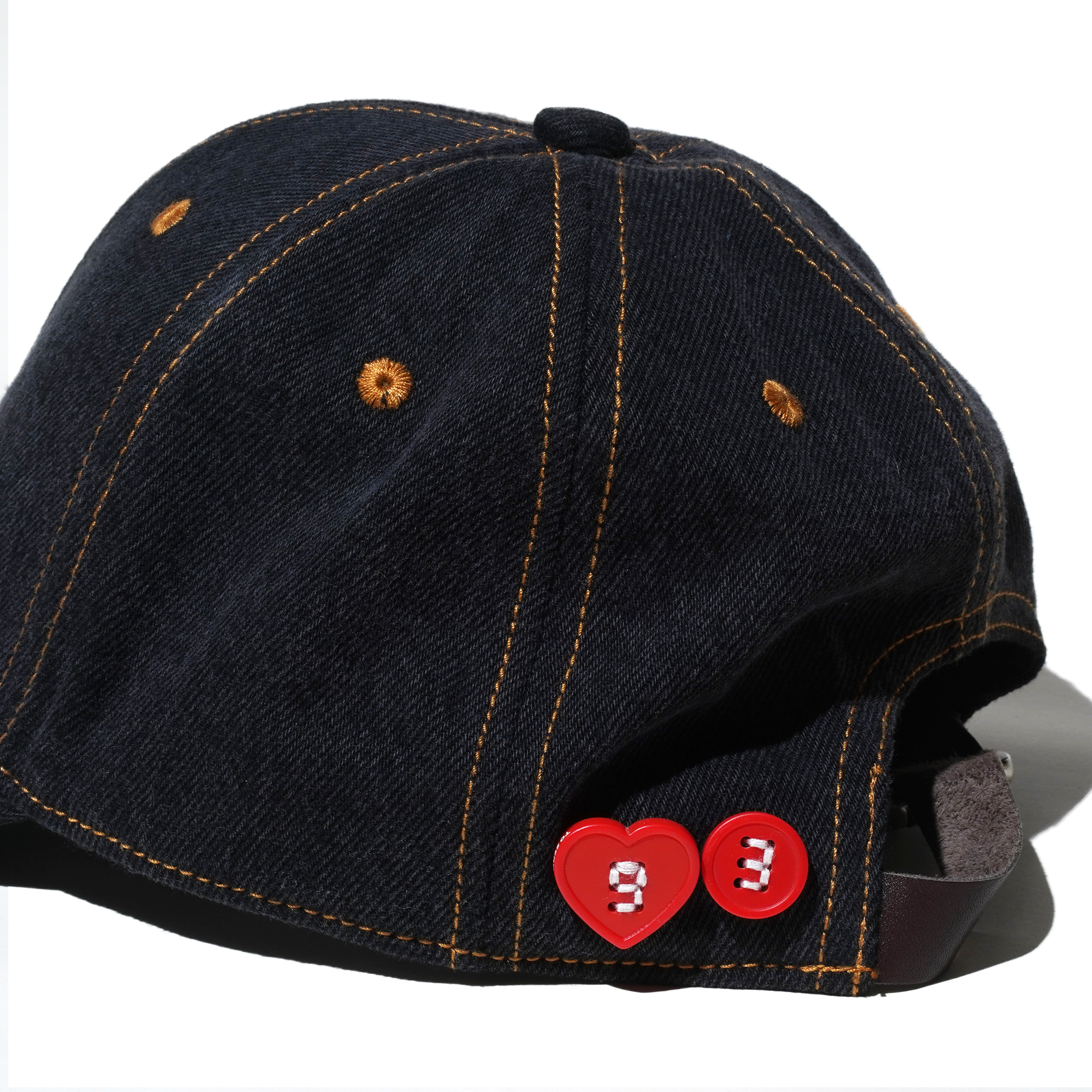 TO ZERO 'GRAVY ON TOP' EMBROIDERY CAP (BLACK DENIM)