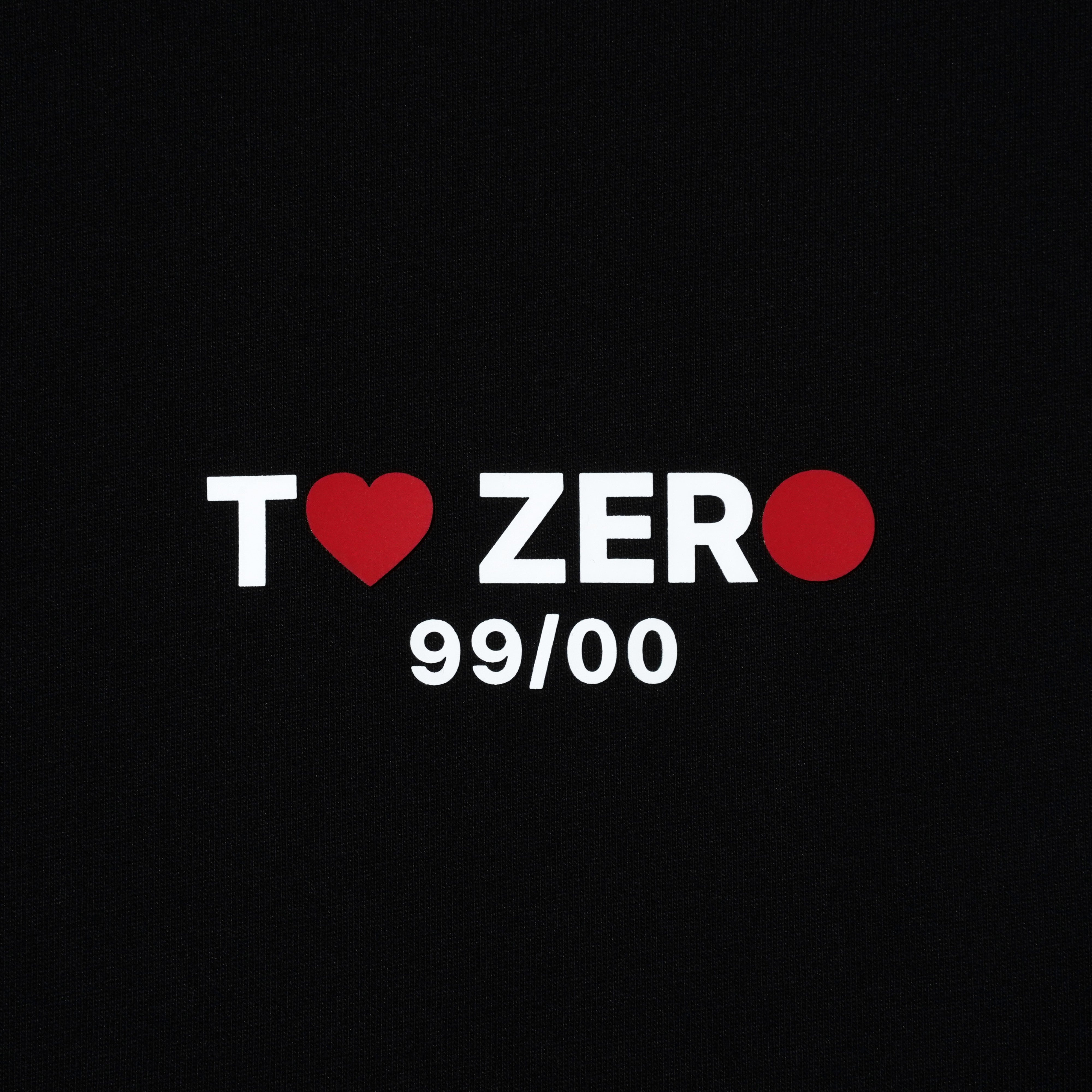 'TO ZERO 100% PASSION' T恤 (黑色)