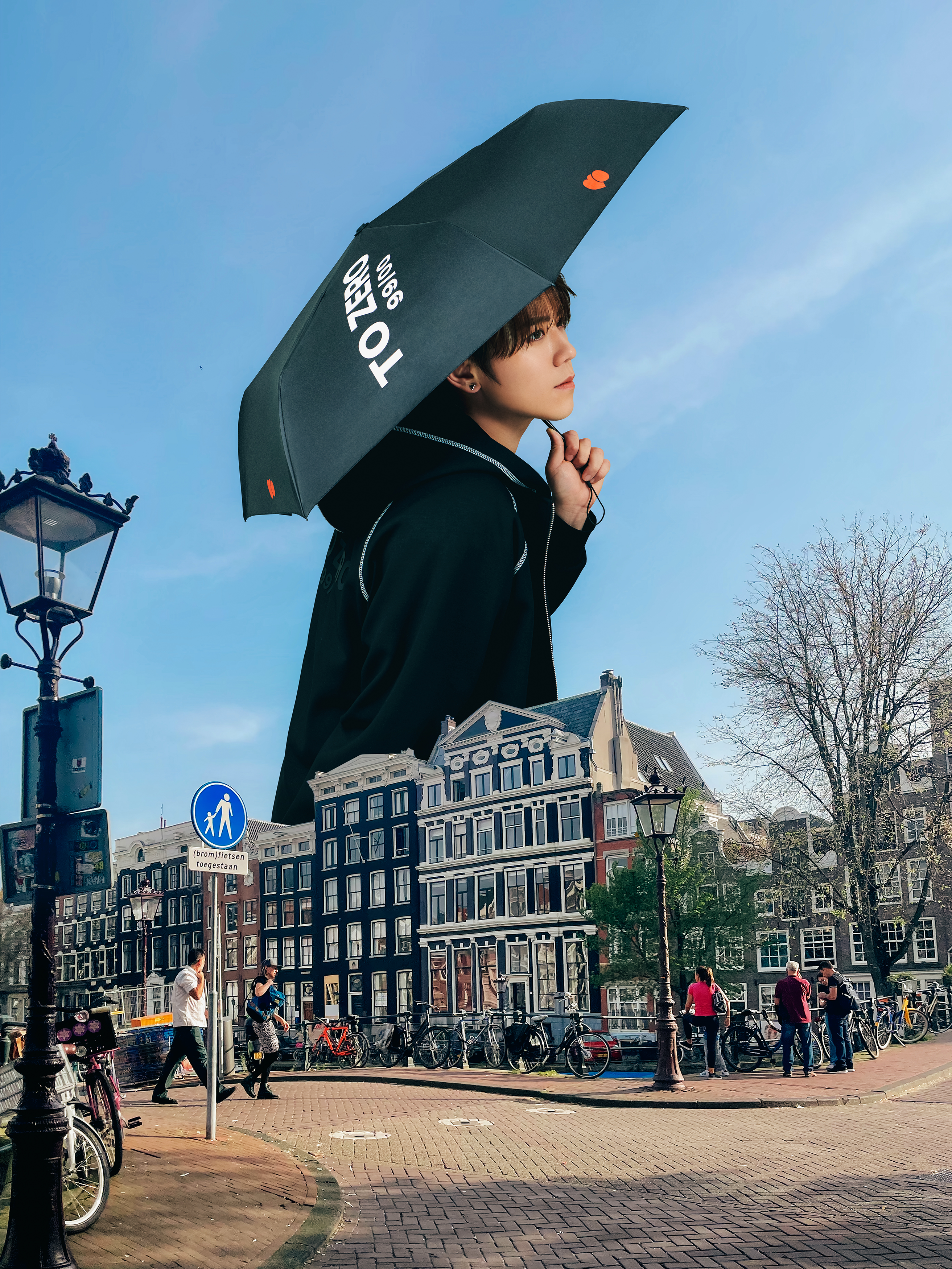 TO ZERO ULTRALIGHT UMBRELLA (BLACK)