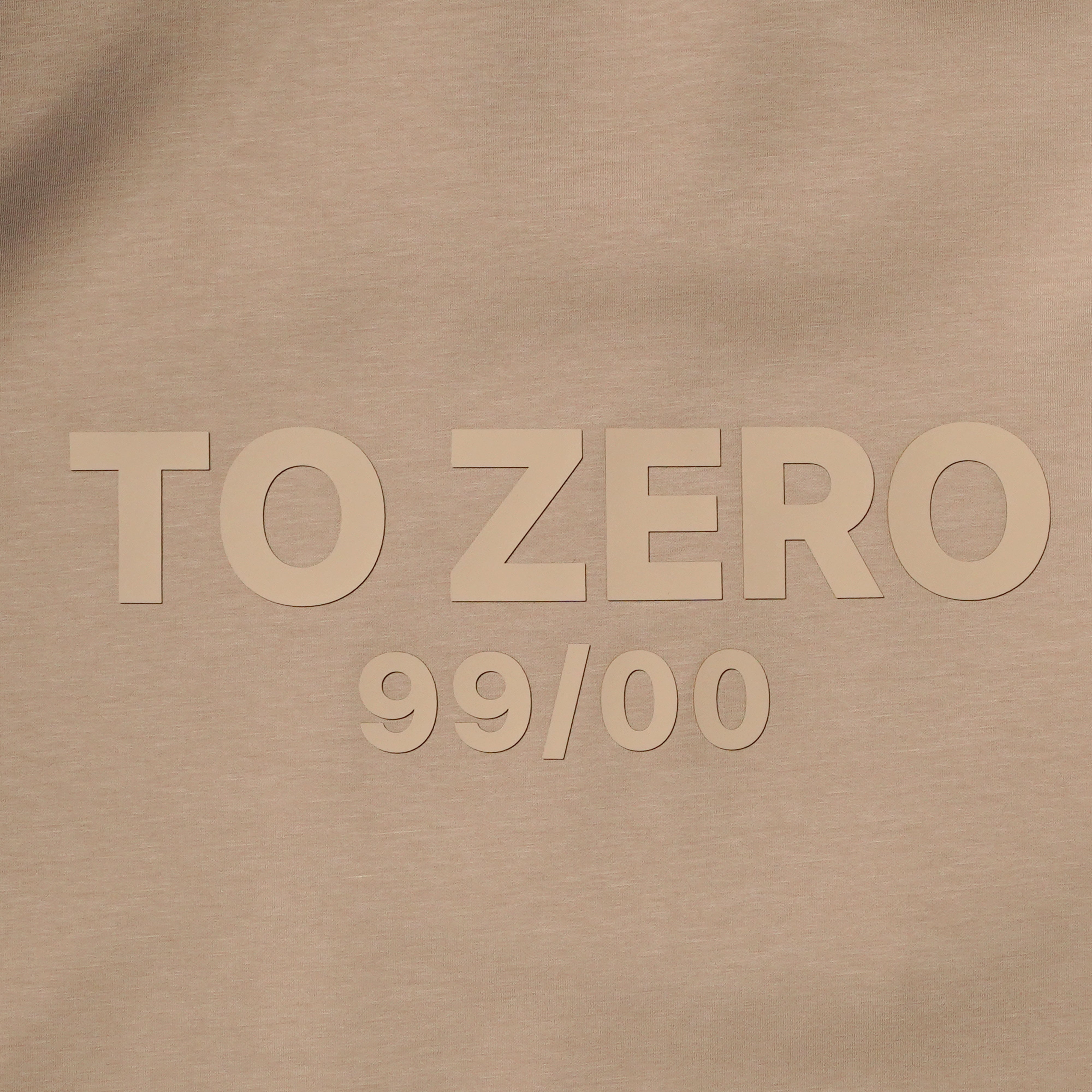 TO ZERO 撞色縫線拉鏈連帽外套 (杏色)