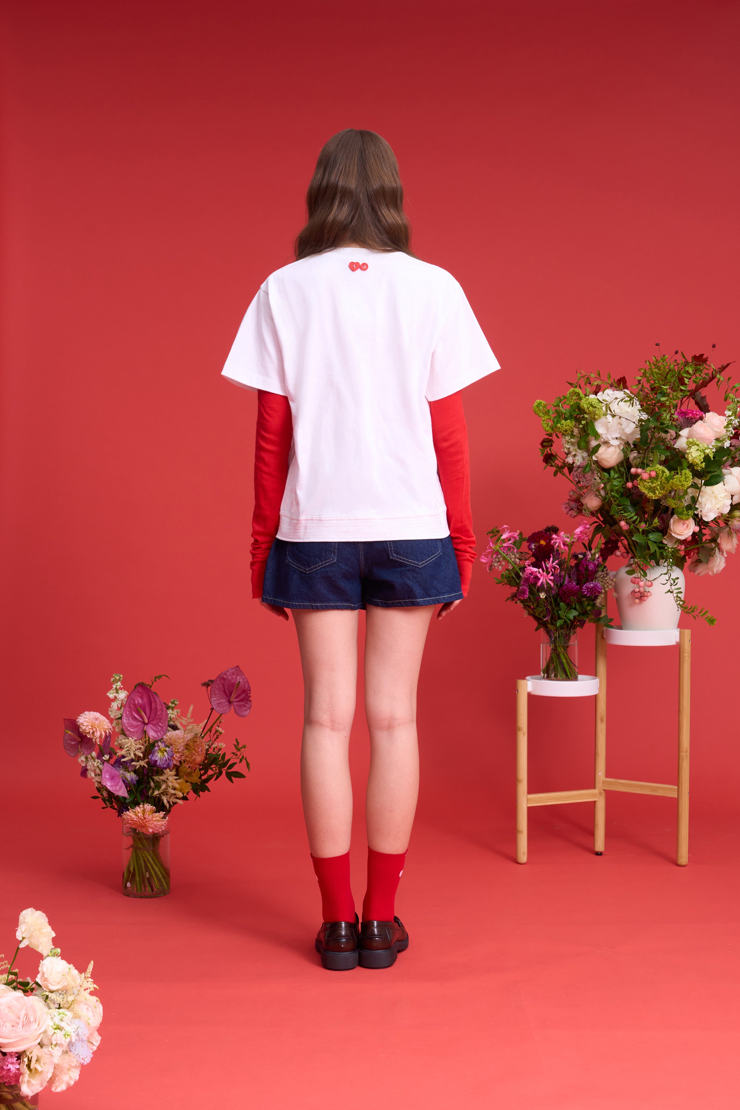 TO ZERO 'Floral Friends' T-SHIRT (WHITE)