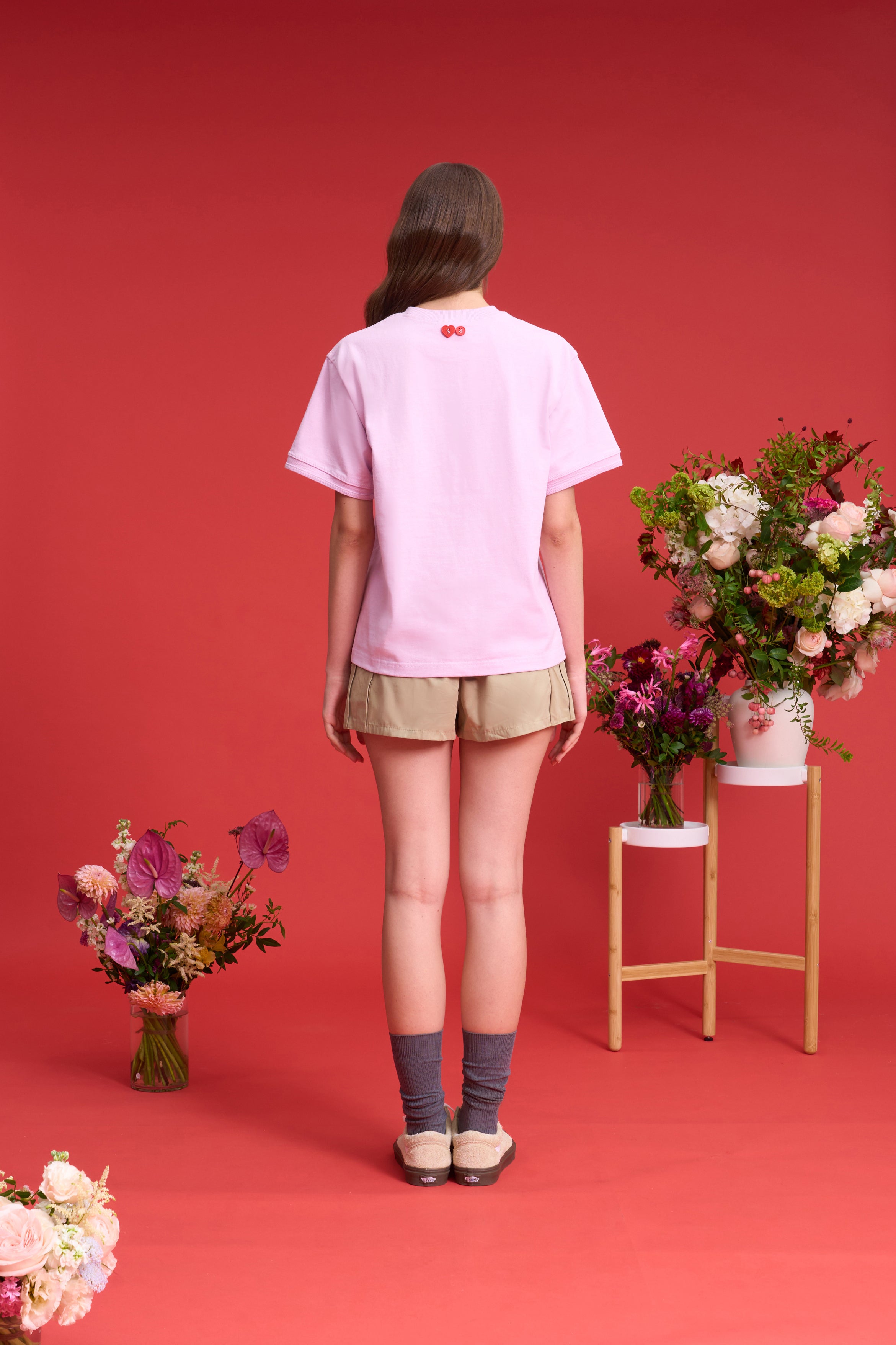TO ZERO 'Floral Fete' T-SHIRT (LIGHT LAVENDER)