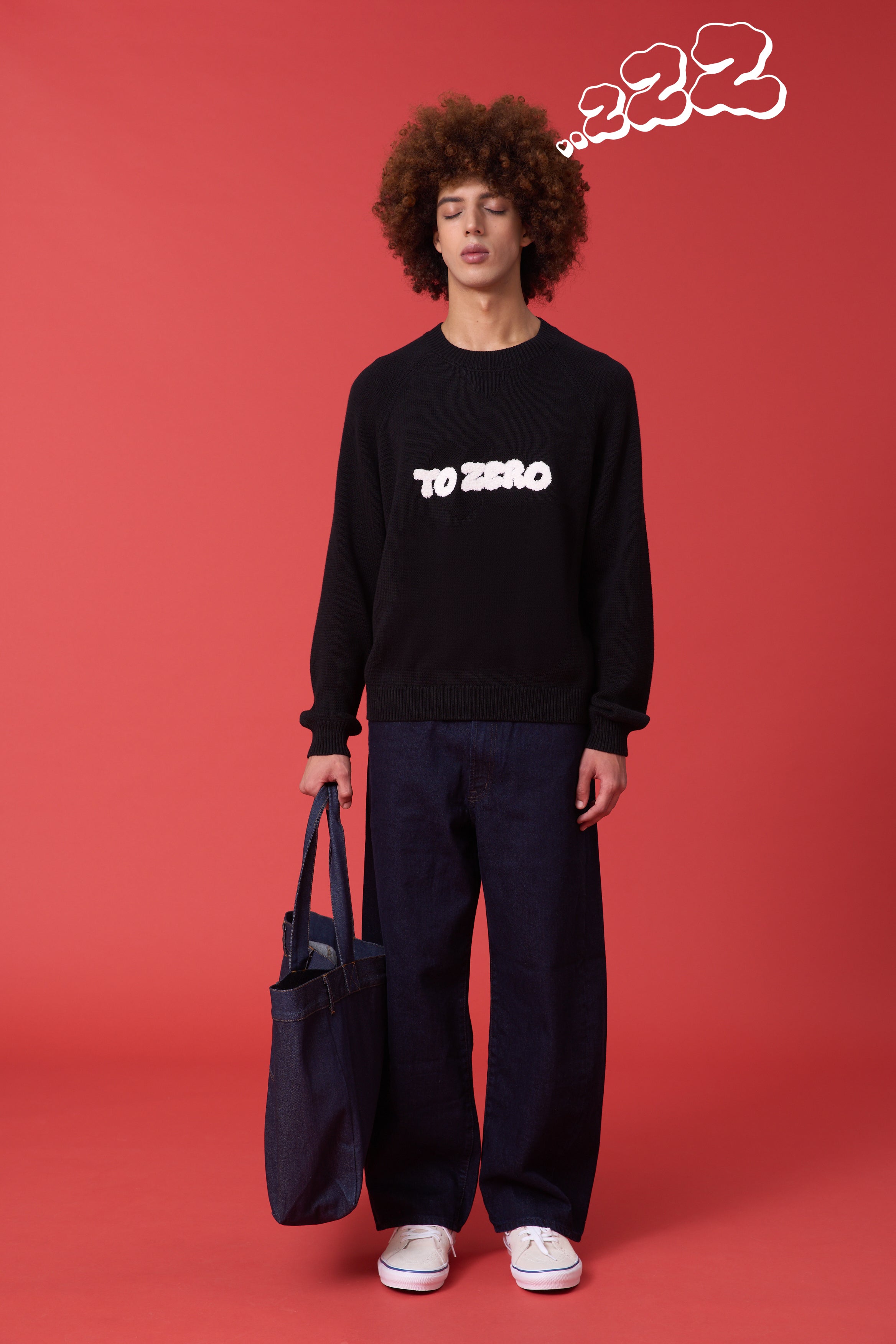 'NOT A JEANS' 牛仔布托特包