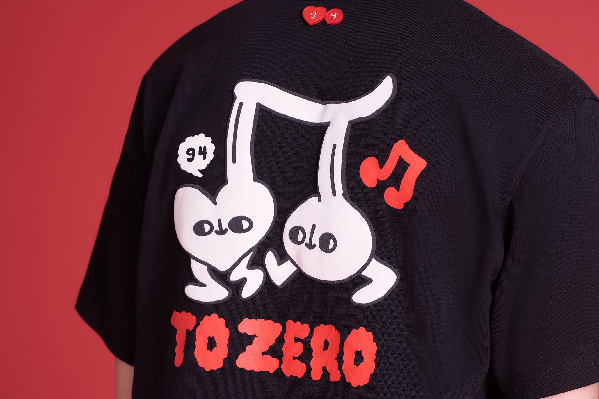 'Music Buddy' T-SHIRT (BLACK)