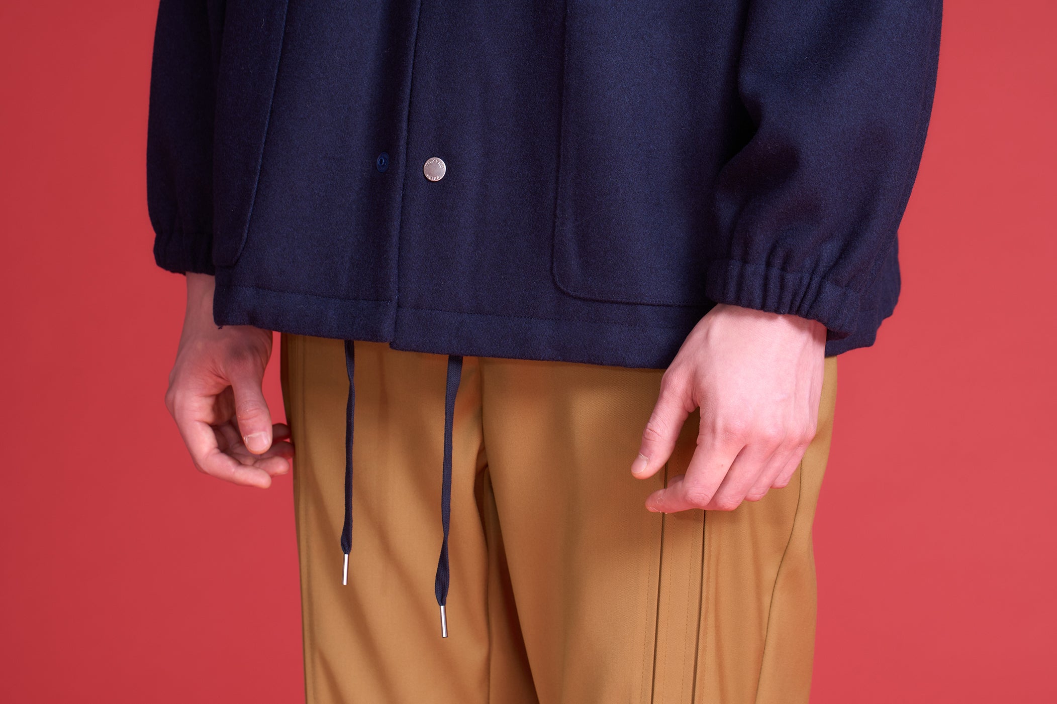 TO ZERO 'MUSIC UNION' FLOCK PRINT COACH JACKET