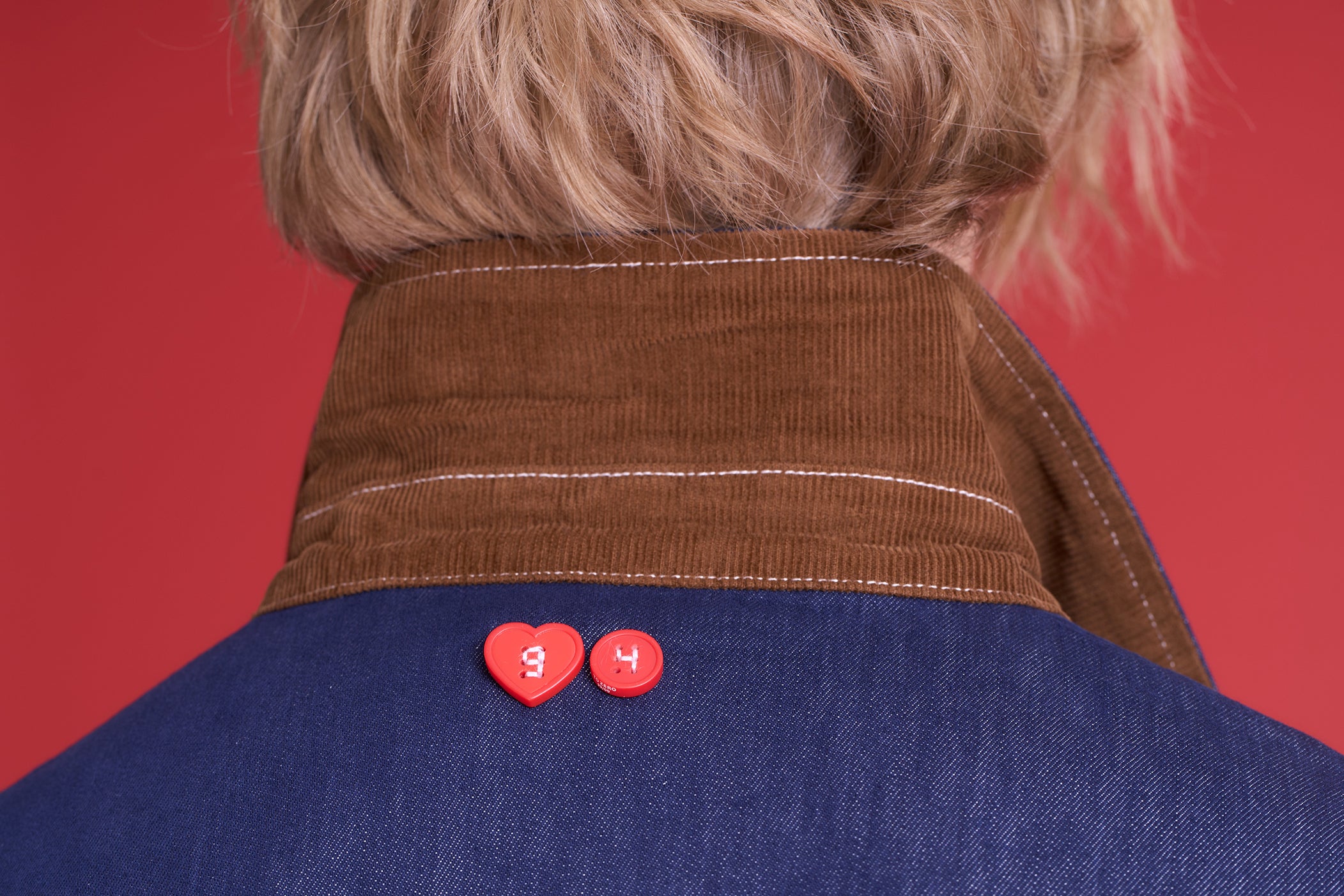TO ZERO TWISTED EMBROIDERED DENIM JACKET