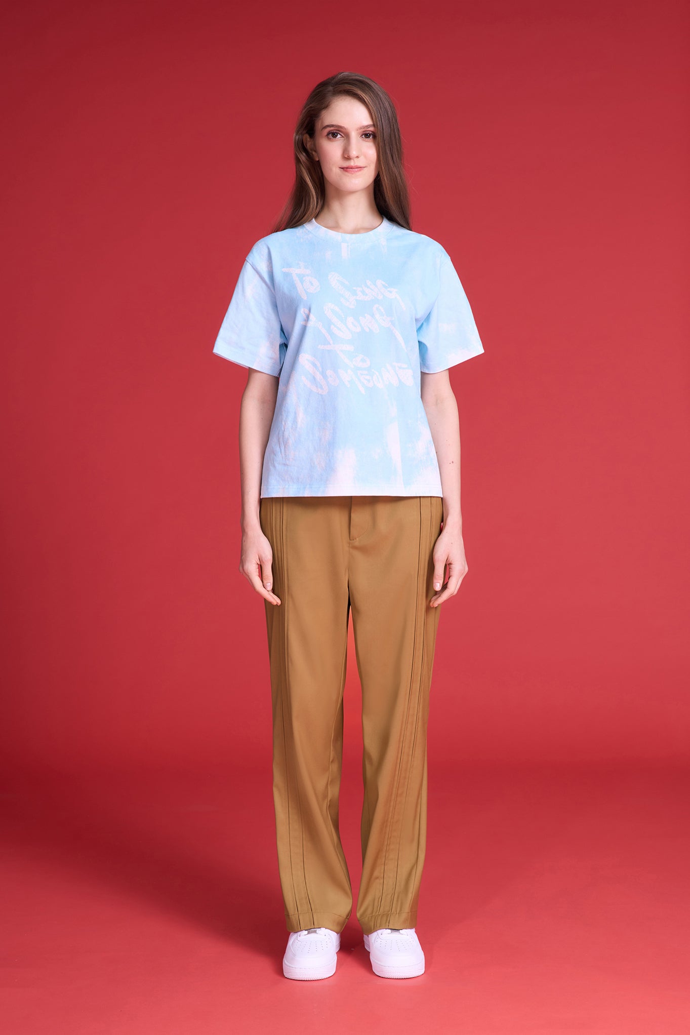 'TO SING A SONG TO SOMEONE' T-SHIRT (LIGHT BLUE)