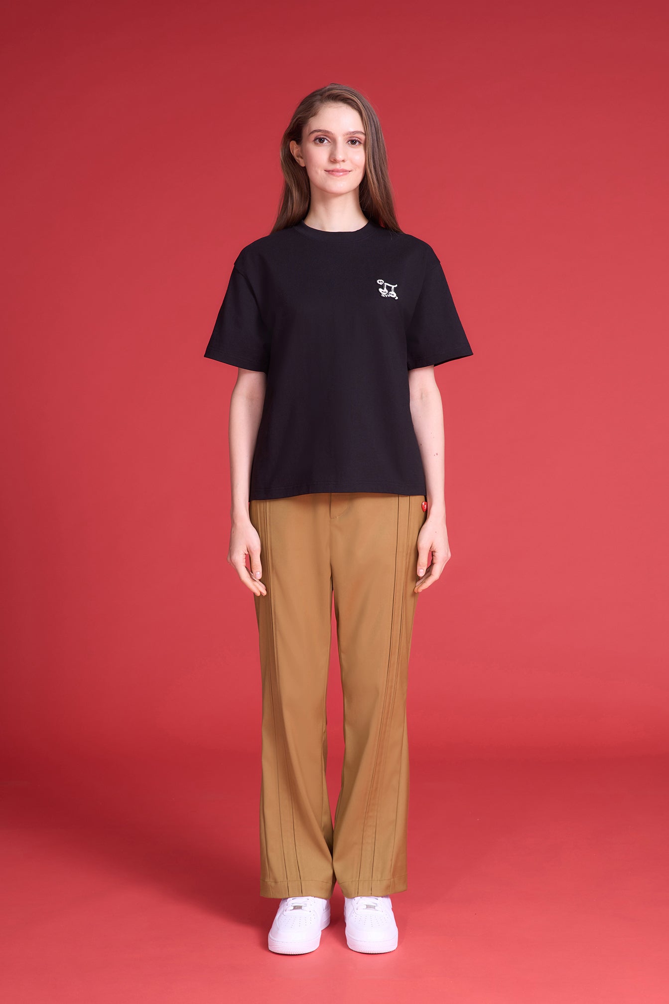 TO ZERO GUITAR PICK & LEATHER POUCH FLARE PANTS (SAND)