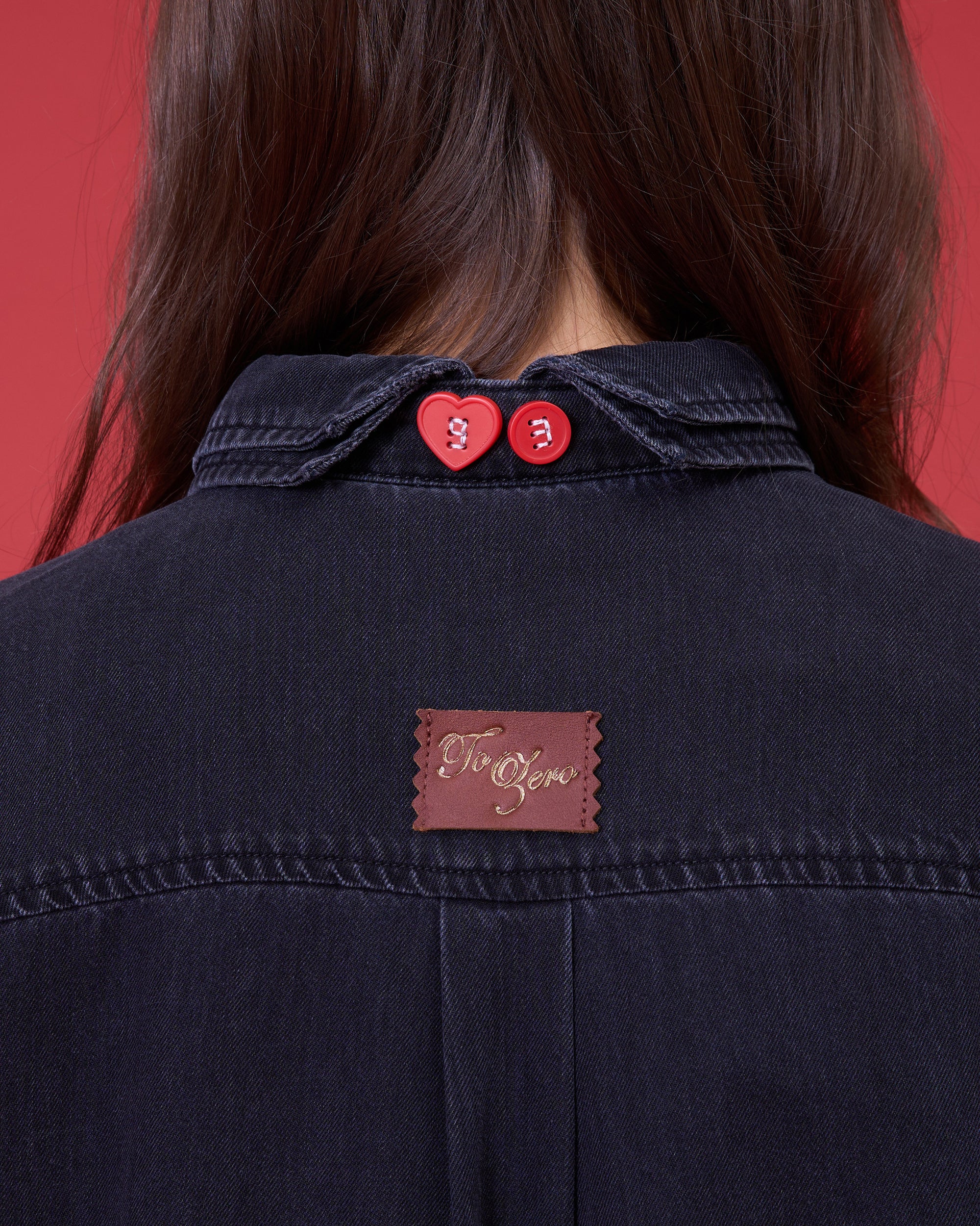 'THE DOUBLE-DECKER' DENIM SHIRT (WASHED BLACK)