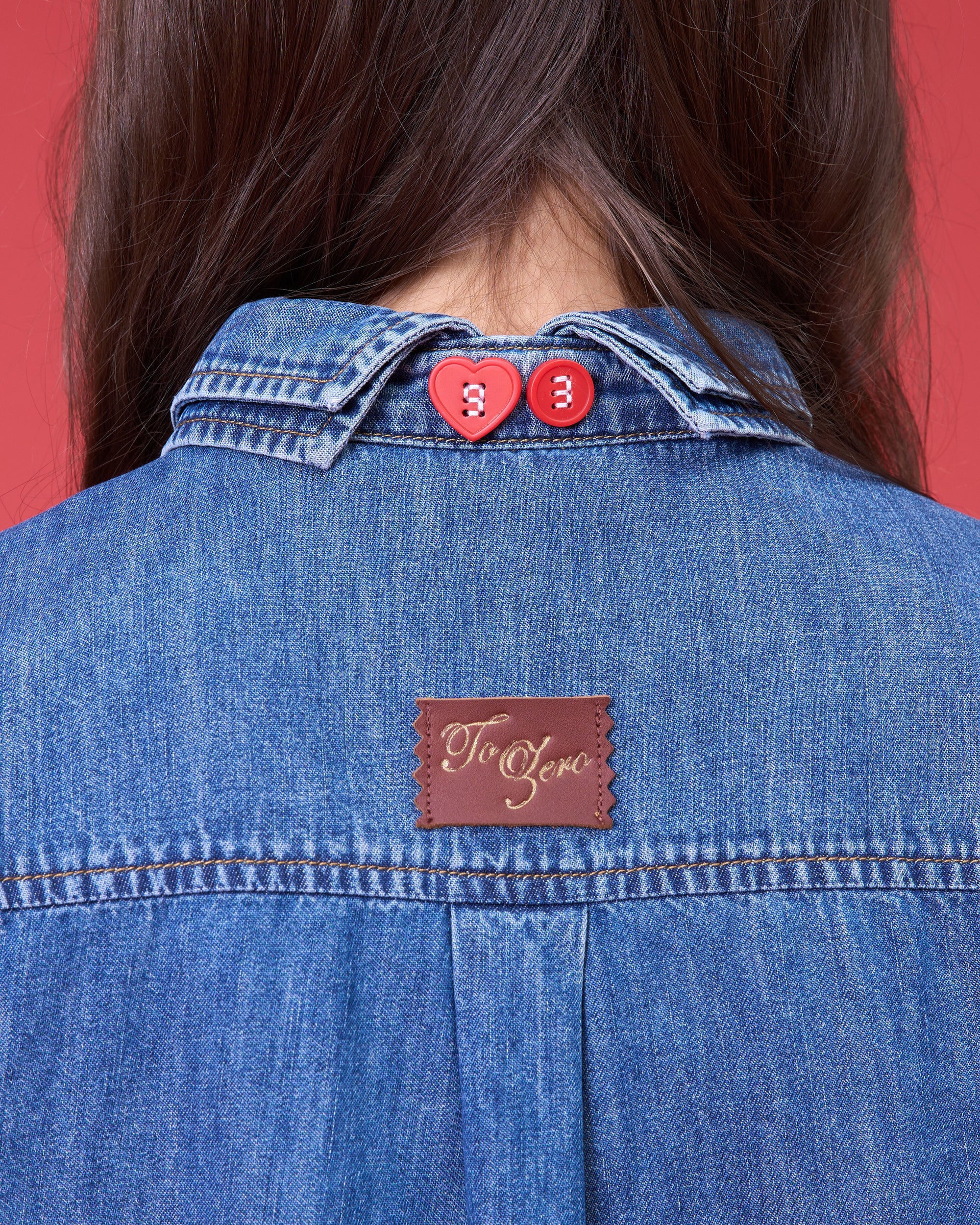 'THE DOUBLE-DECKER' DENIM SHIRT (WASHED BLUE)