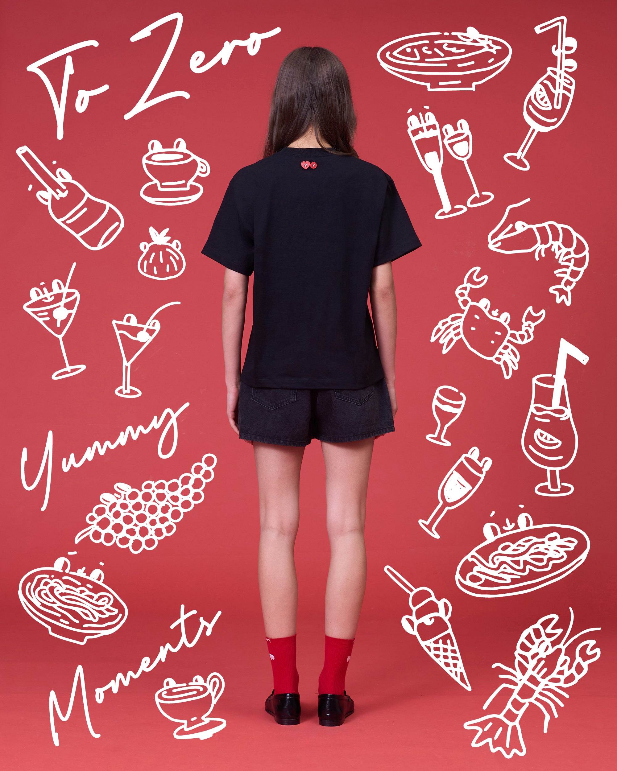 TO ZERO 'SWEET TOOTH' T-SHIRT (BLACK)