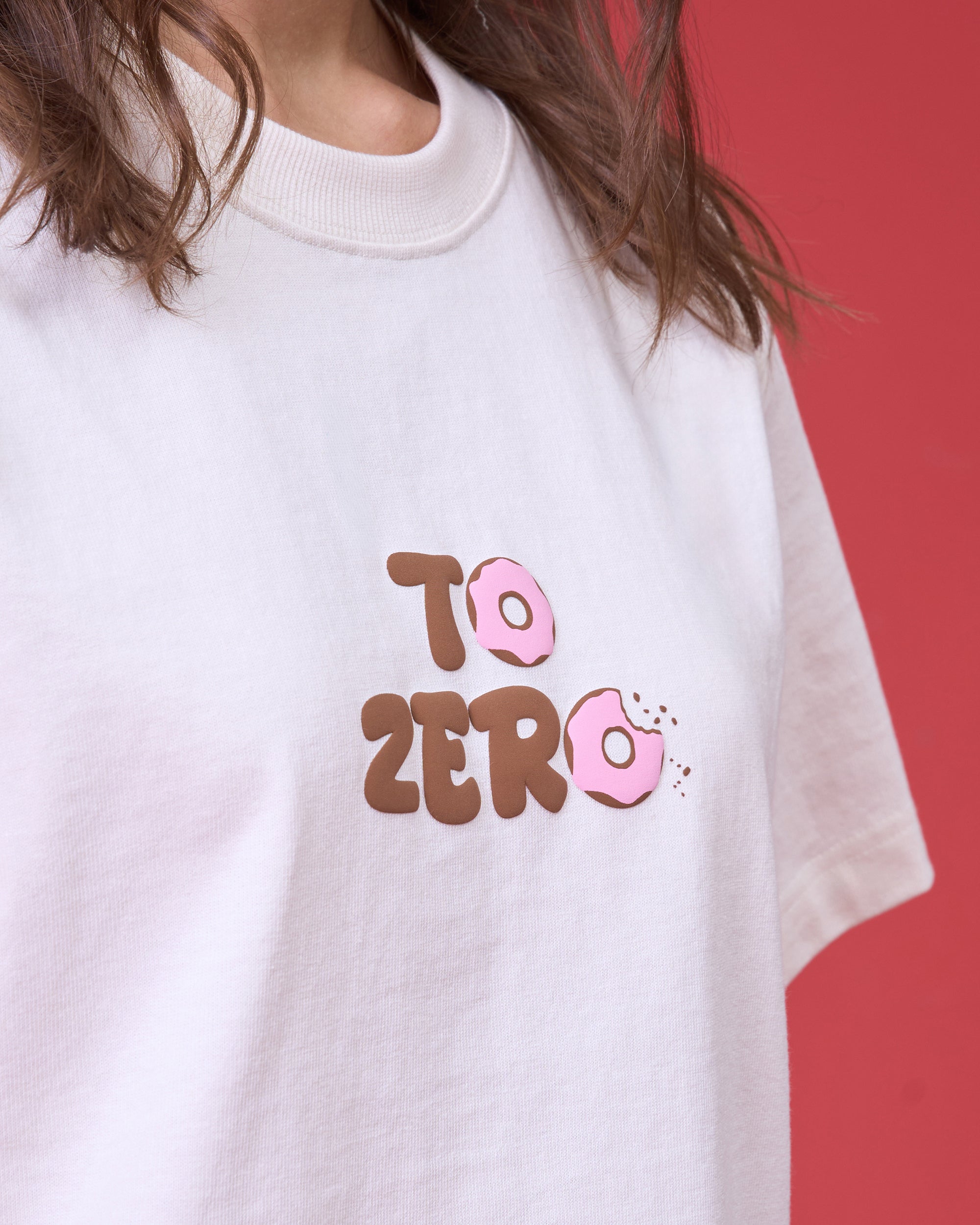 TO ZERO 'SWEET TOOTH' T-SHIRT (OATMILK) CHARITY TEE