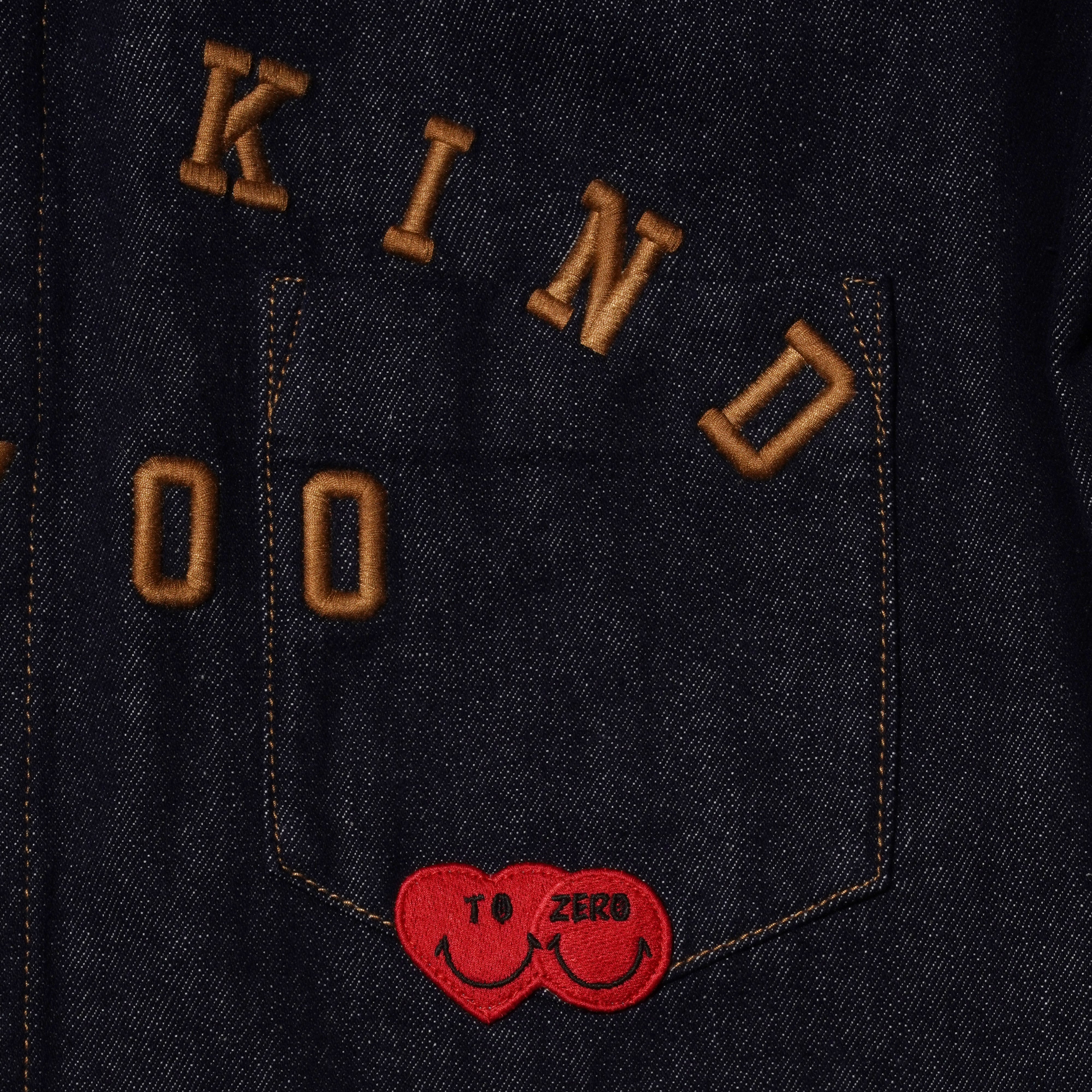'TO BE KIND' 刺繡恤衫 (白色)