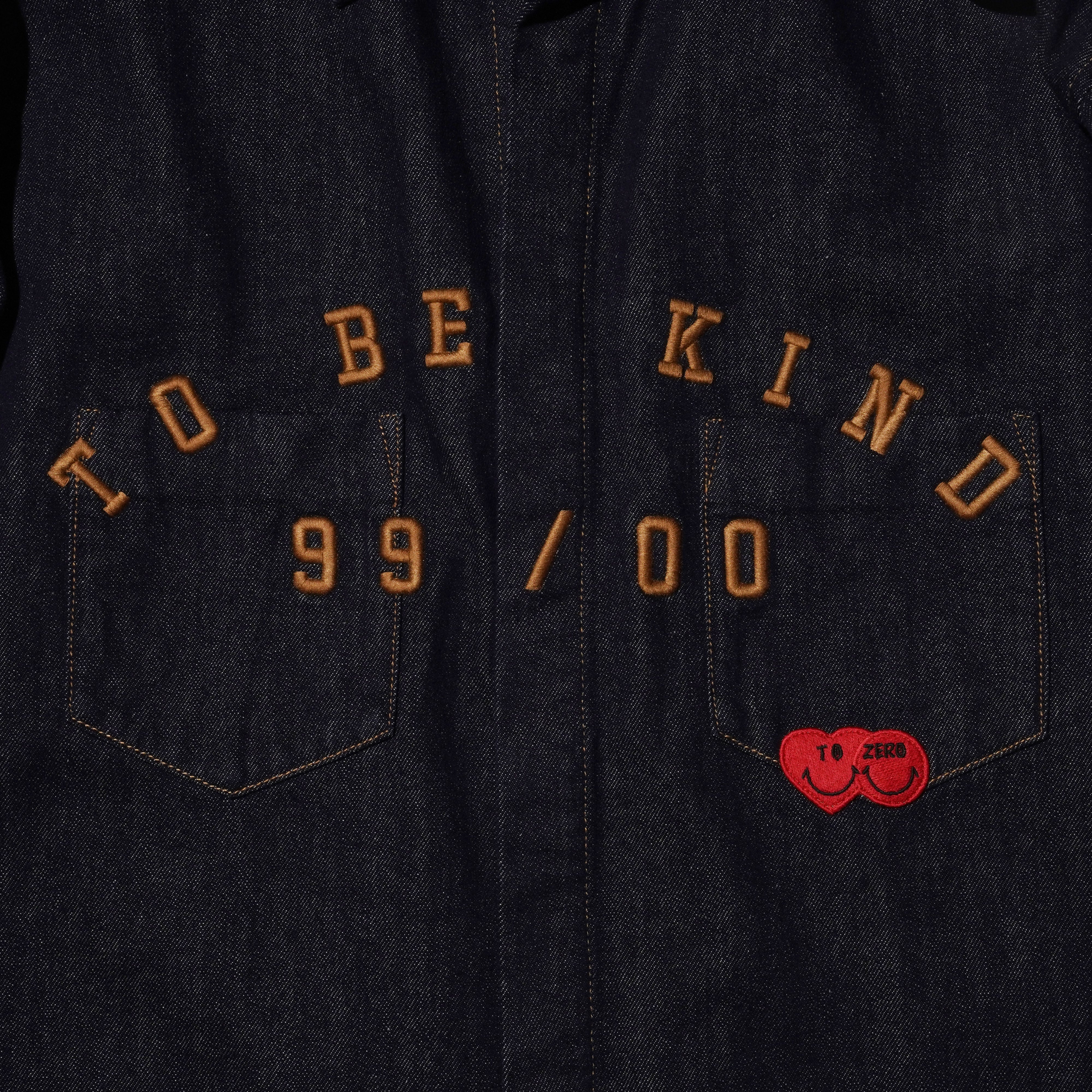 'TO BE KIND' 刺繡恤衫 (白色)