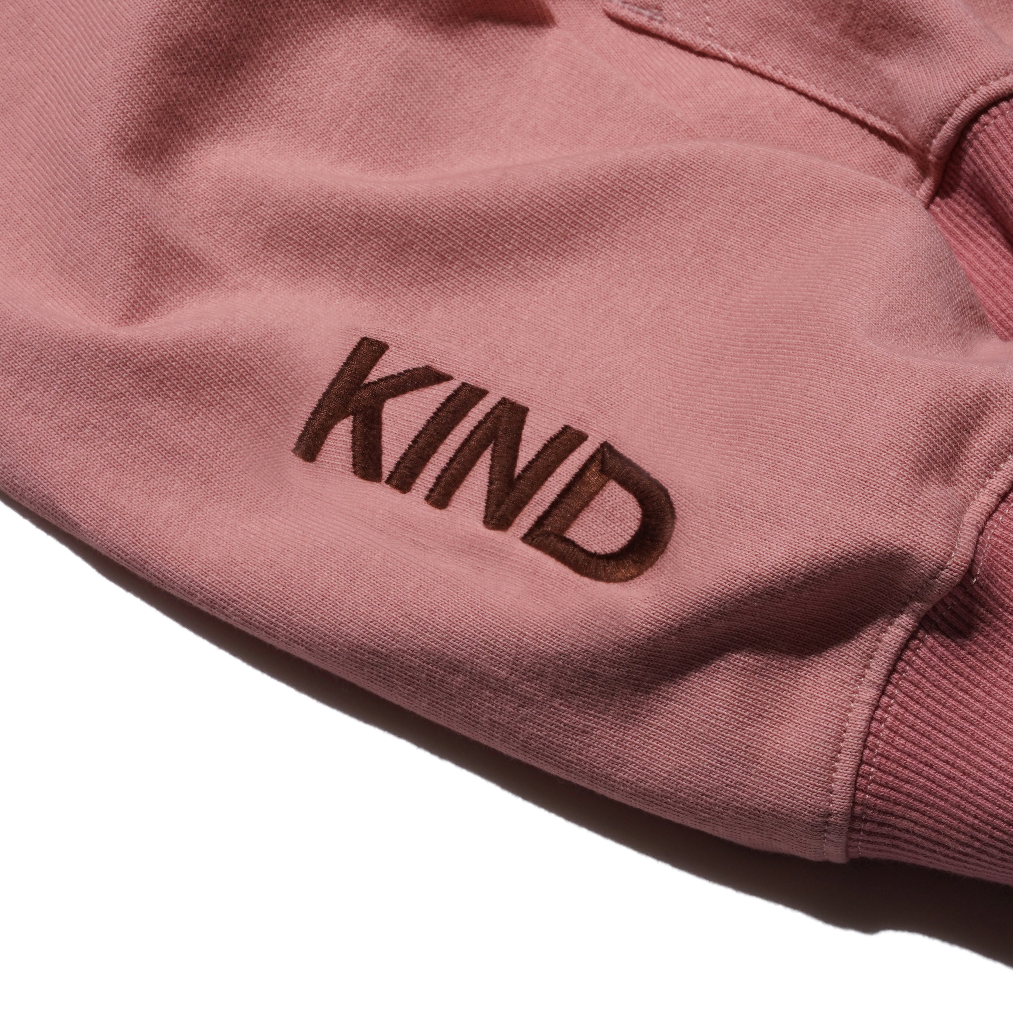 'TO BE KIND' 刺繡貼飾連帽衫