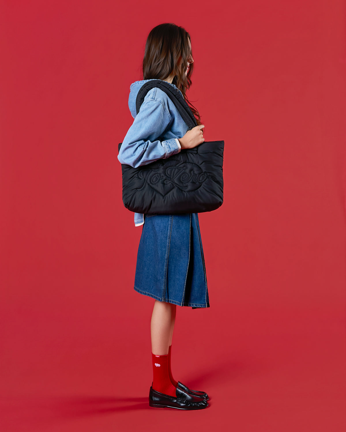 'HOMEY-POOFY' TOTE BAG (BLACK)