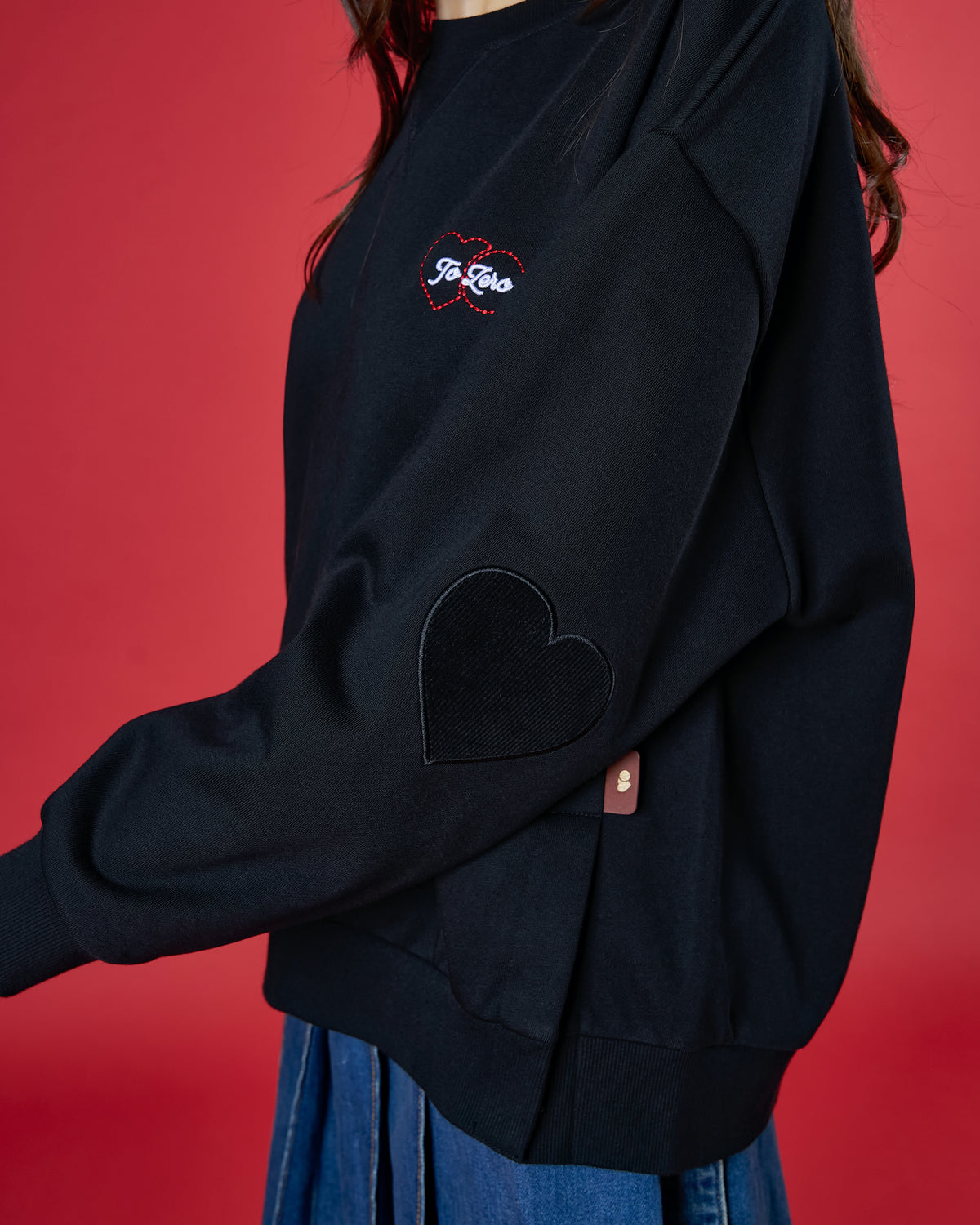 'MY HOMEY SIDEKICK' CREWNECK SWEATSHIRT (BLACK)