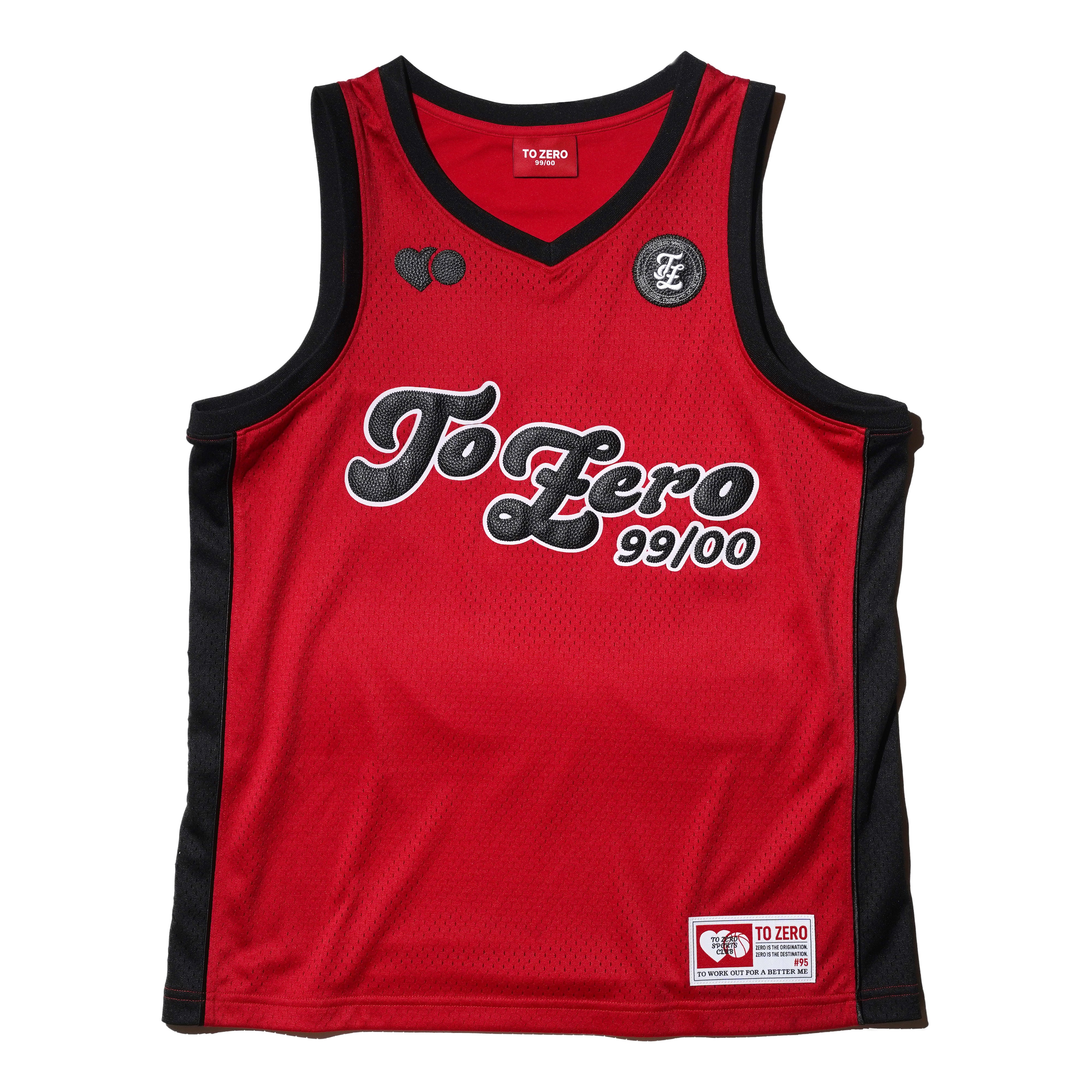 TO ZERO 99/00 'BSKTBLL' JERSEY (RED)