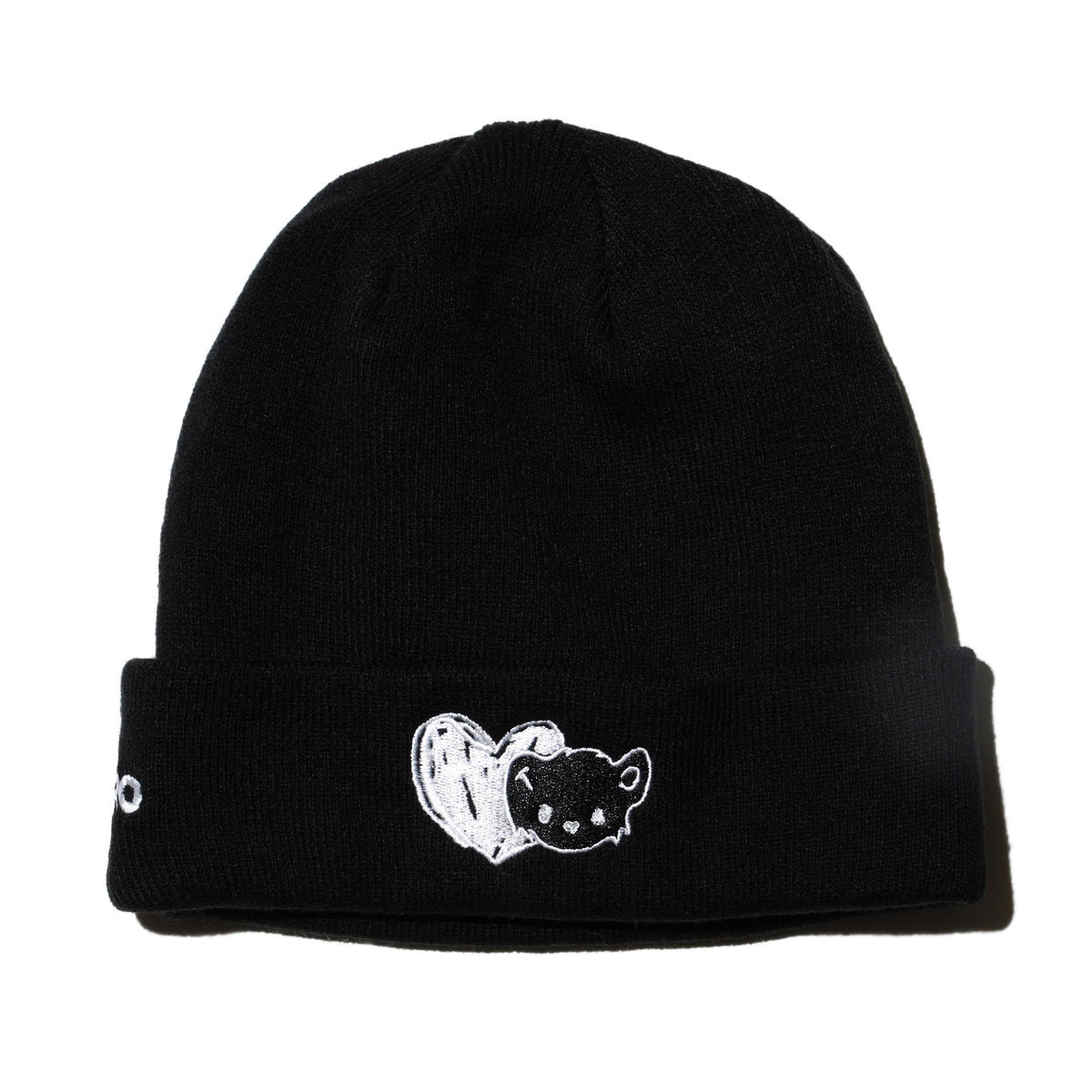 'KOTO FUR-MILY' KNIT BEANIE (BLACK)