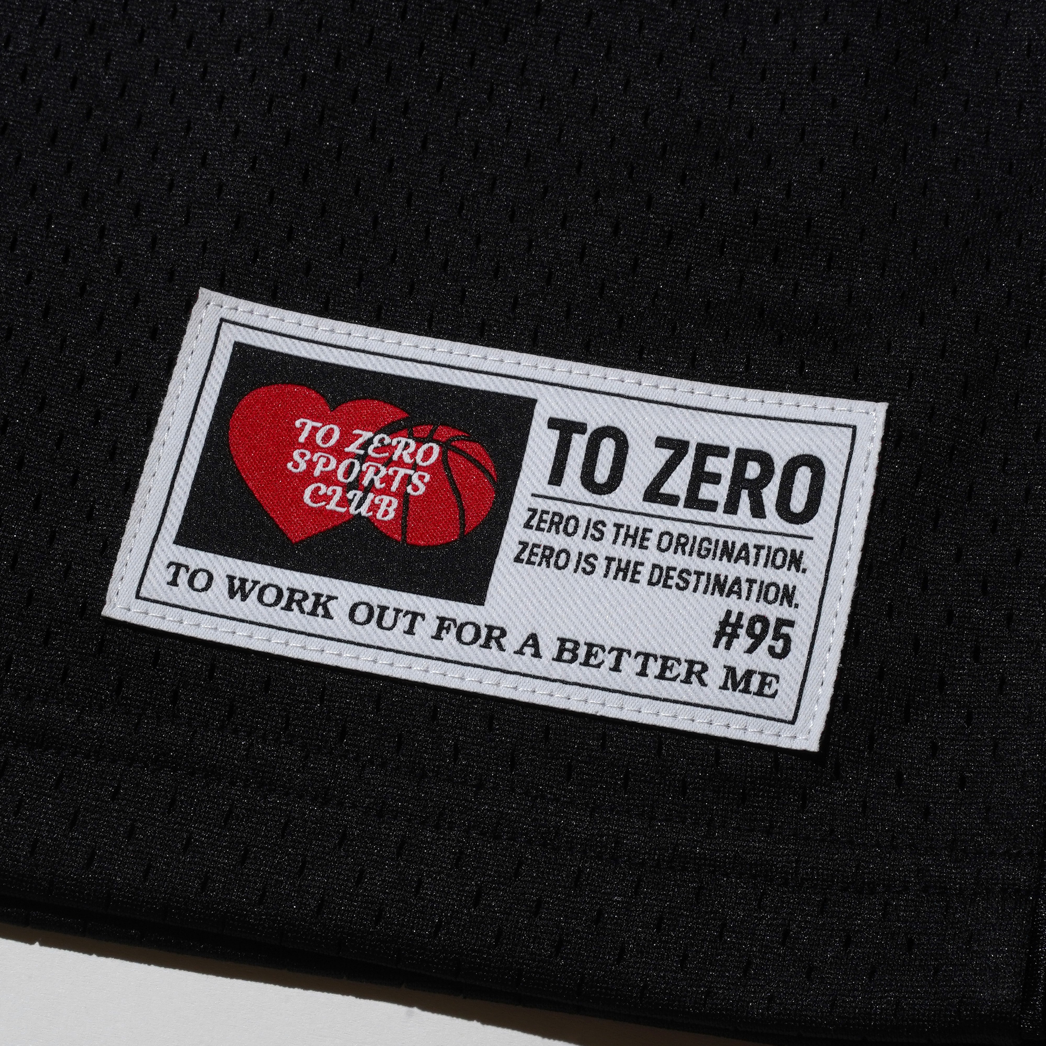 TO ZERO 99/00 'BSKTBLL' JERSEY (BLACK)