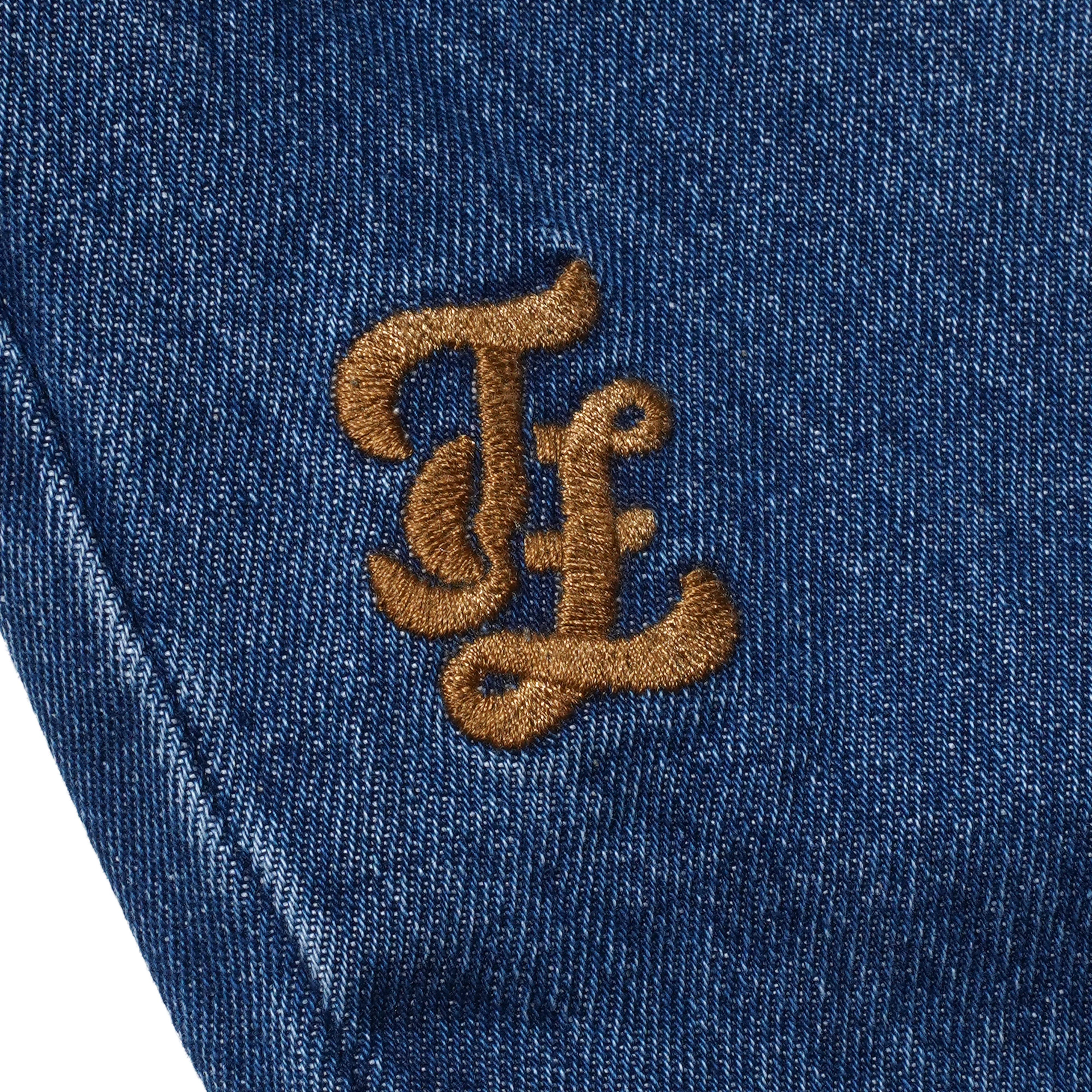 TO ZERO 'TZ VARSITY ' 繭桶形牛仔褲
