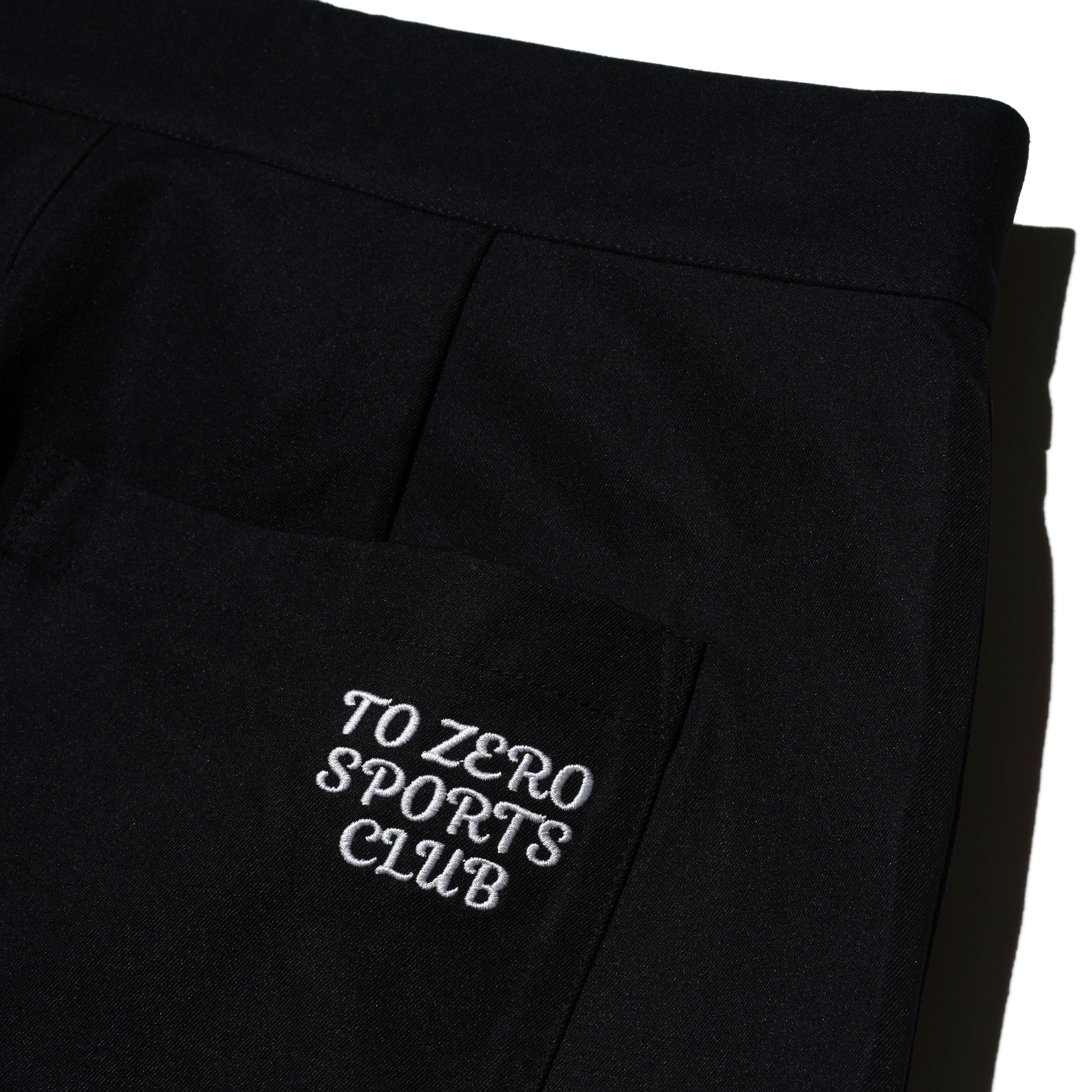 TO ZERO 'SPORTS CLUB' 織帶裝飾長褲