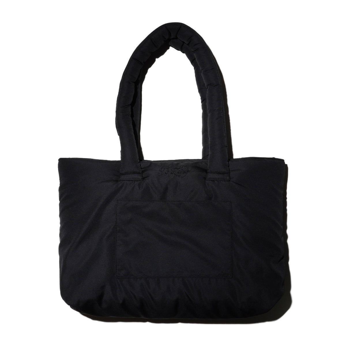 'HOMEY-POOFY' TOTE BAG (BLACK)