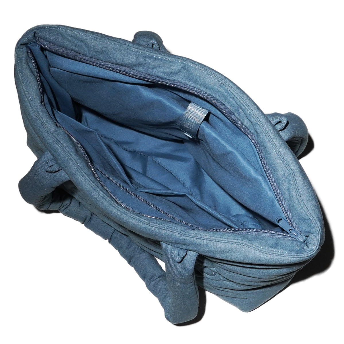 'HOMEY-POOFY' TOTE BAG (BLUE)
