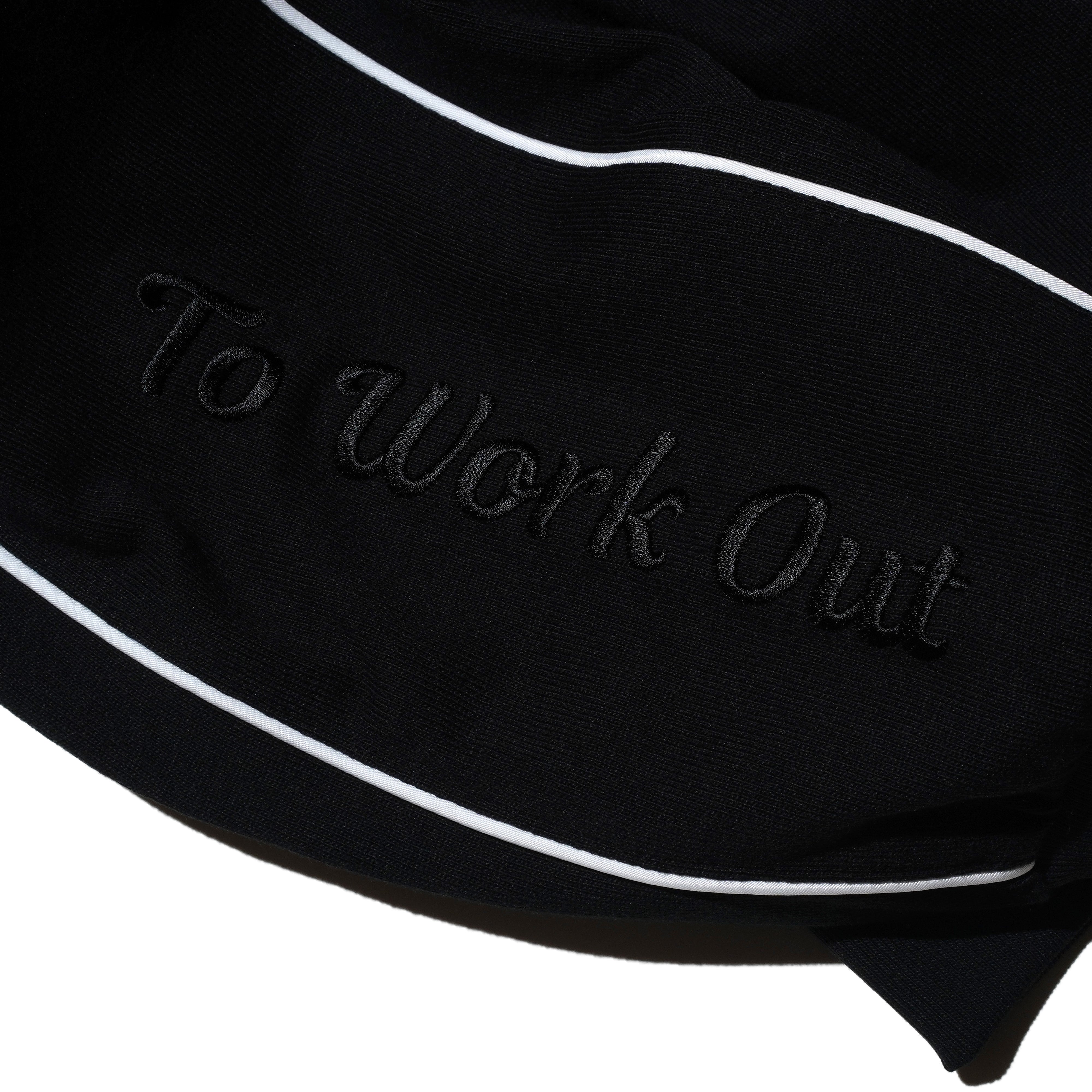 TO ZERO 99/00 CONTRAST PIPING DETAIL TOP (BLACK)