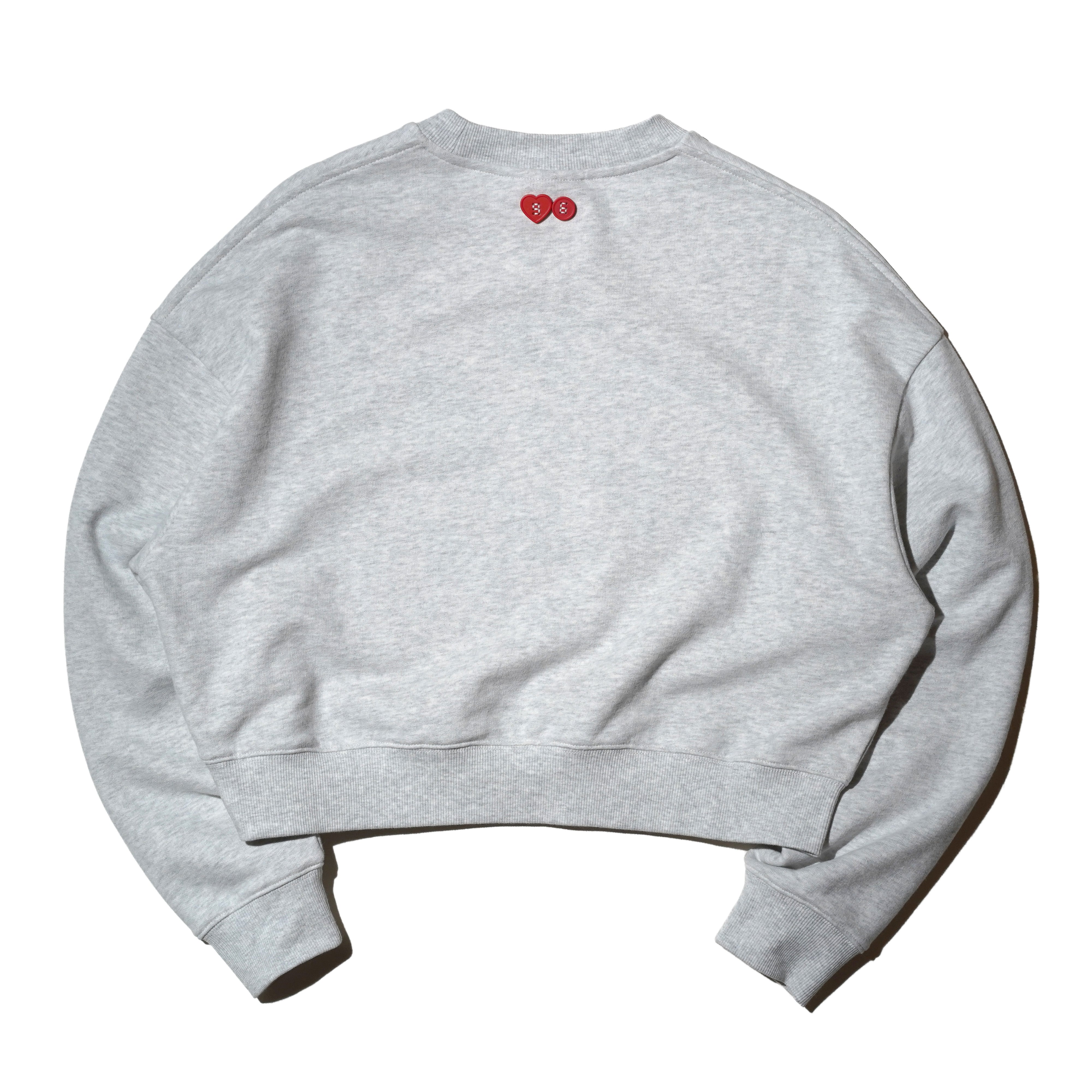 'zzZ... to be lazy for a day' EMBROIDERY CREWNECK SWEATSHIRT