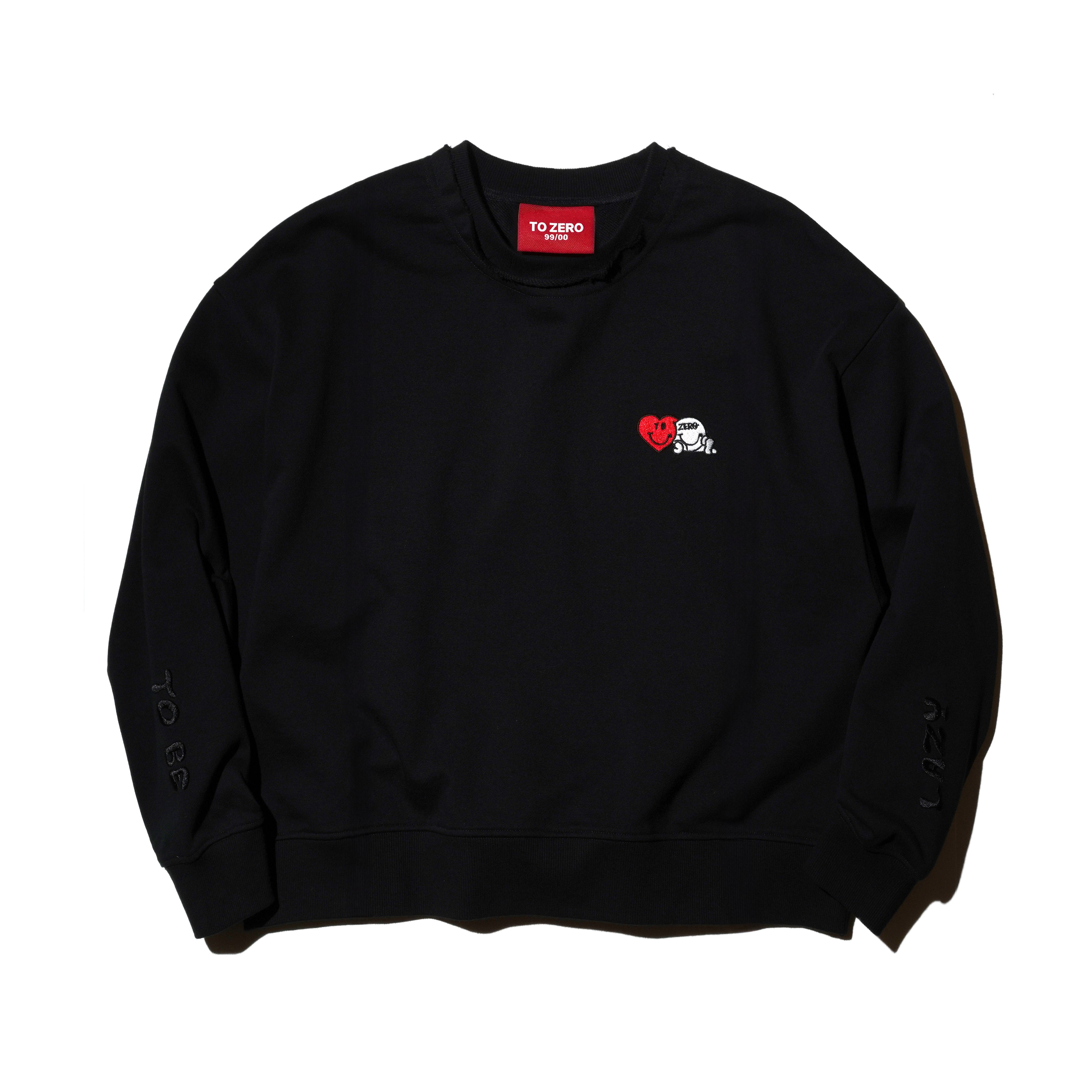 'zzZ... NO WORK TODAY' EMBROIDERY CREWNECK SWEATSHIRT