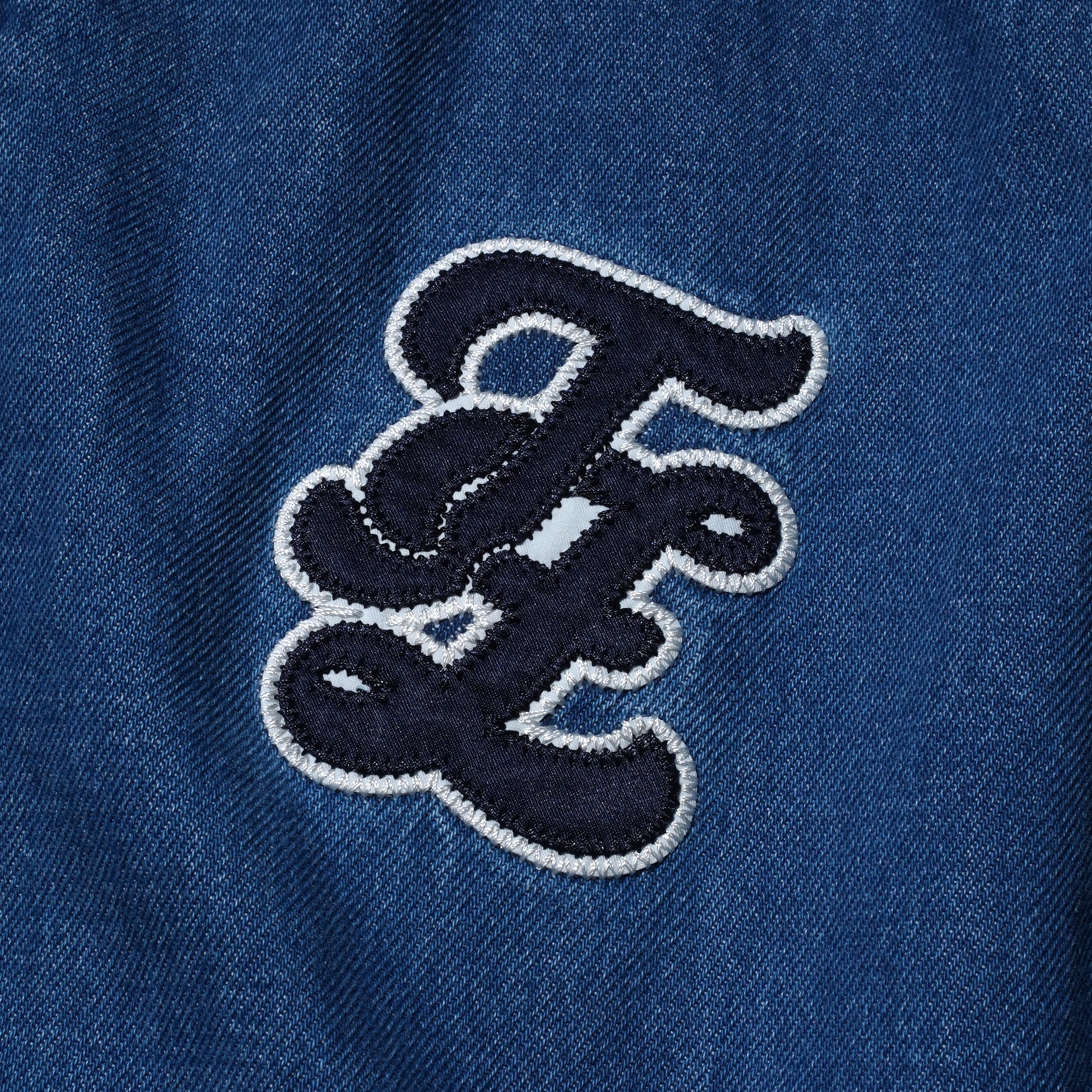 TO ZERO 'TZ VARSITY' 棒球夾克 (洗水藍色)