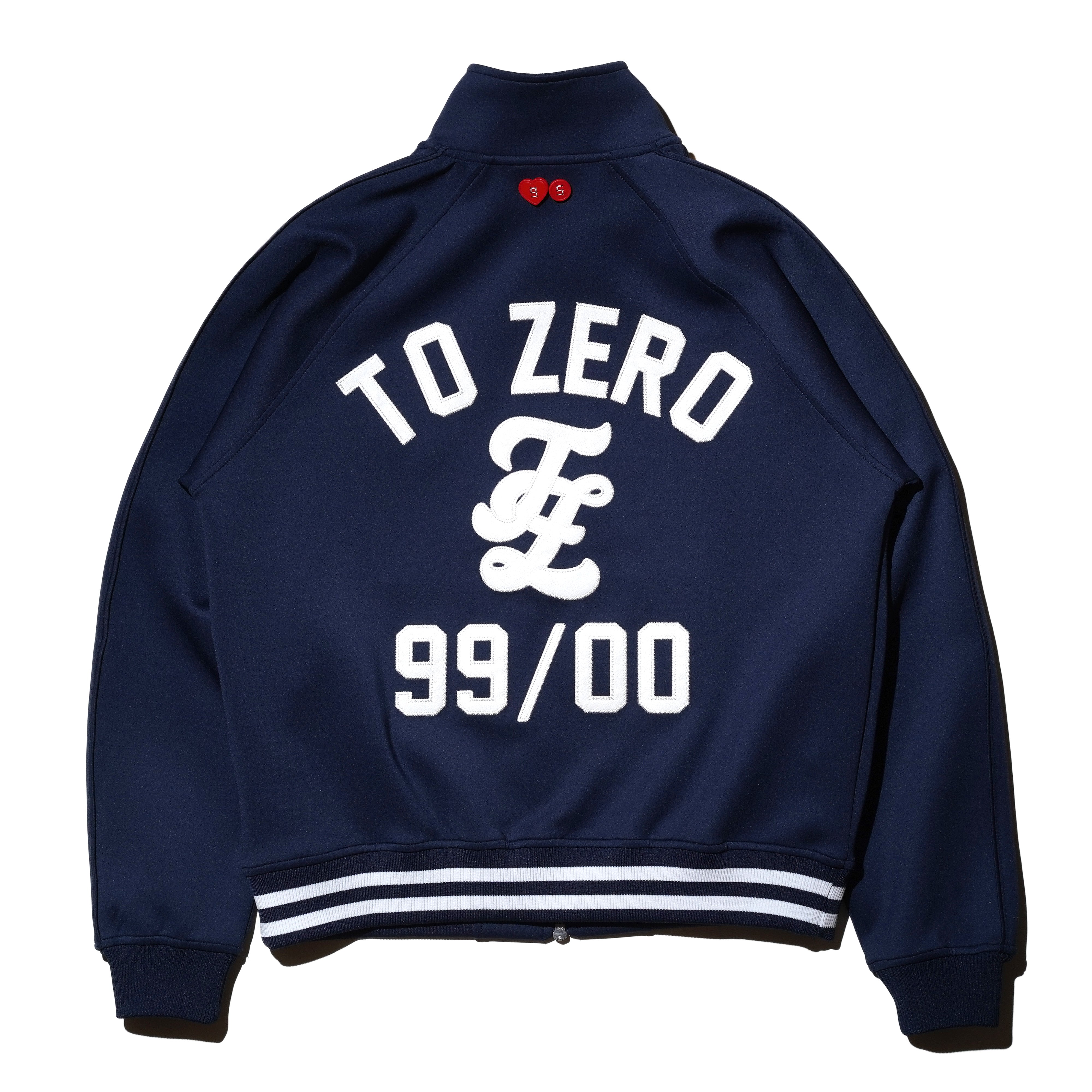 TO ZERO 99/00 刺繡運動夾克 (深藍色)