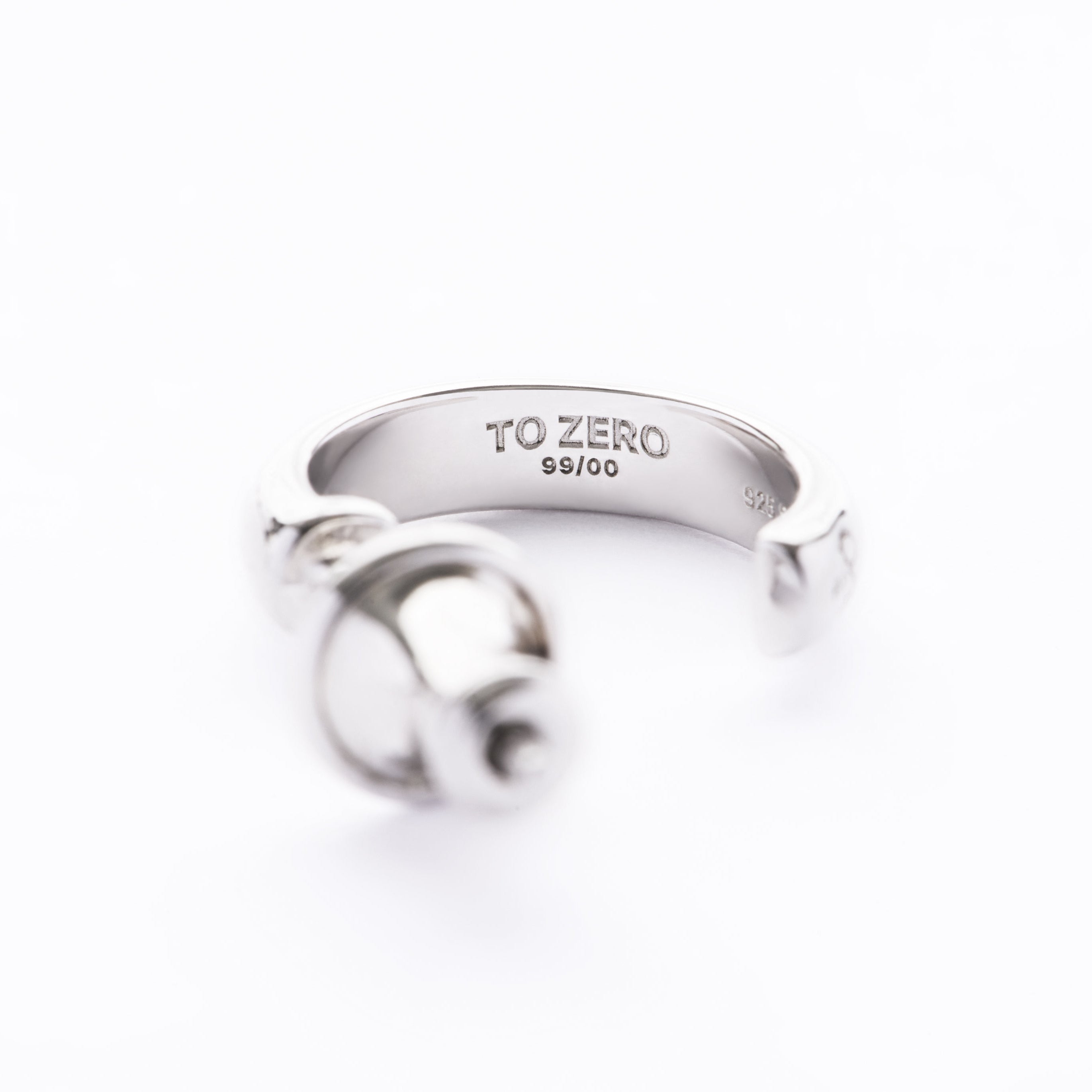 'THE STARDUST GYP' SILVER HOOP EARRING