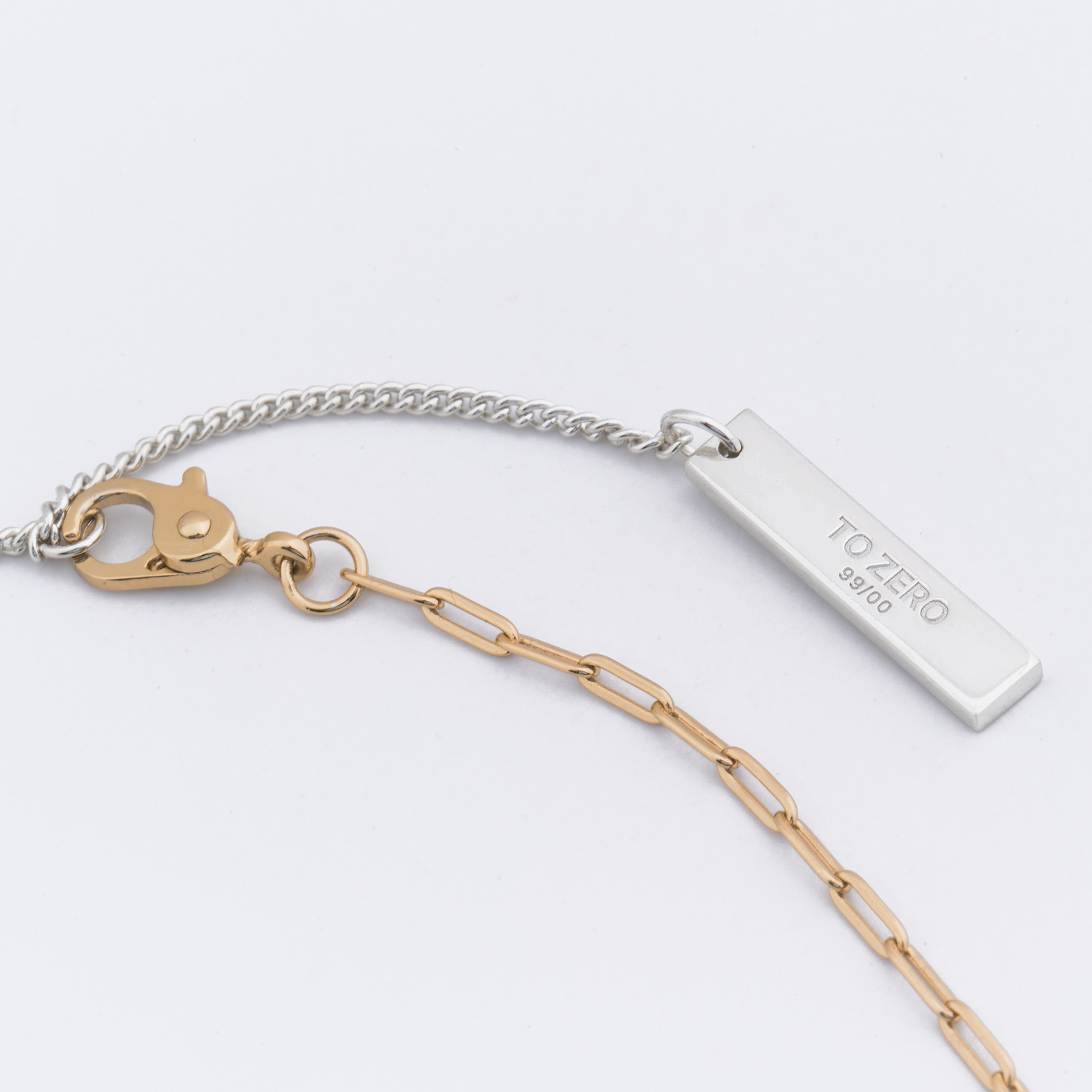 'MORE HUGS MORE LOVE' Gold & Silver Necklace