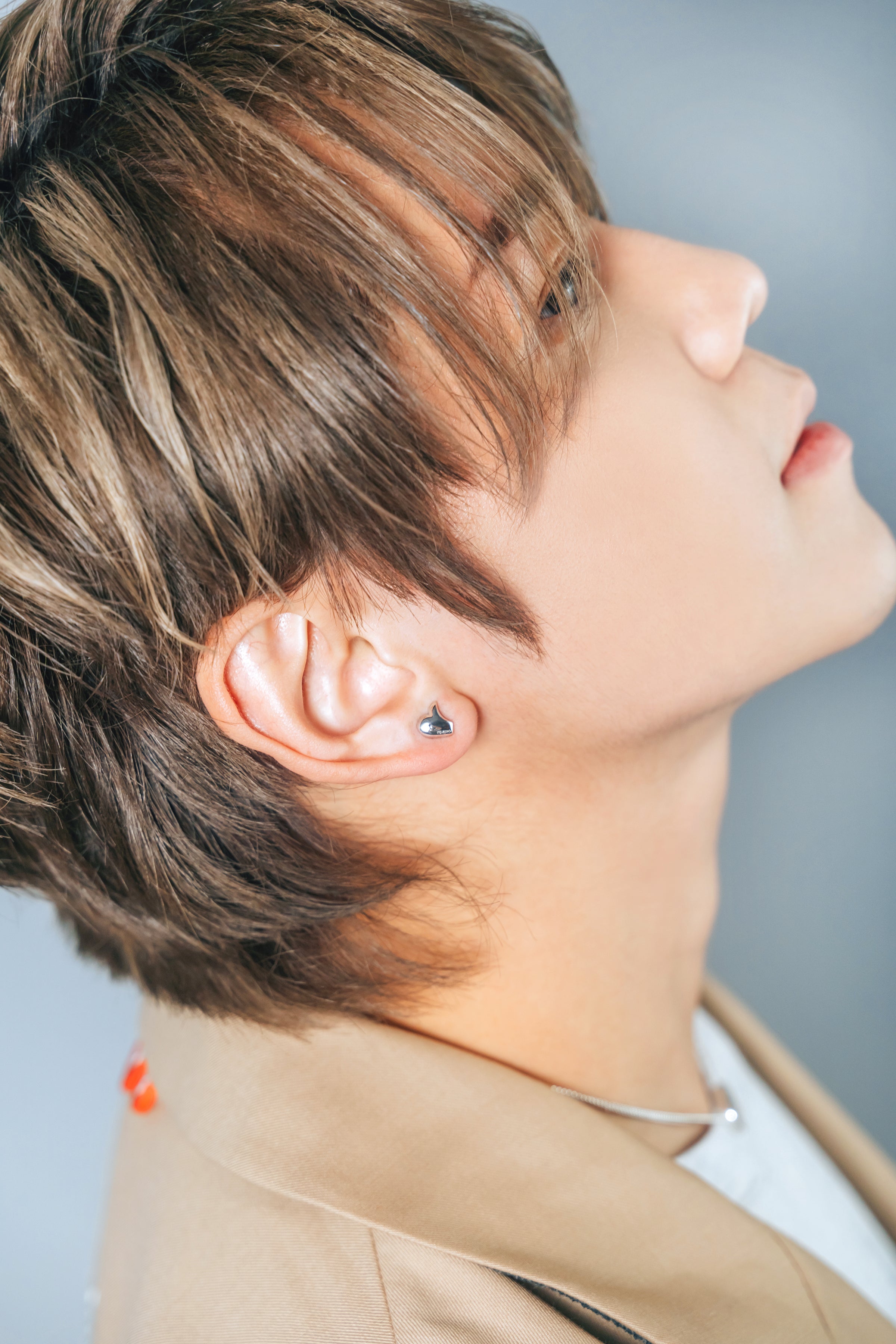 ‘TO ZERO 99/00’ Silver Stud Earrings