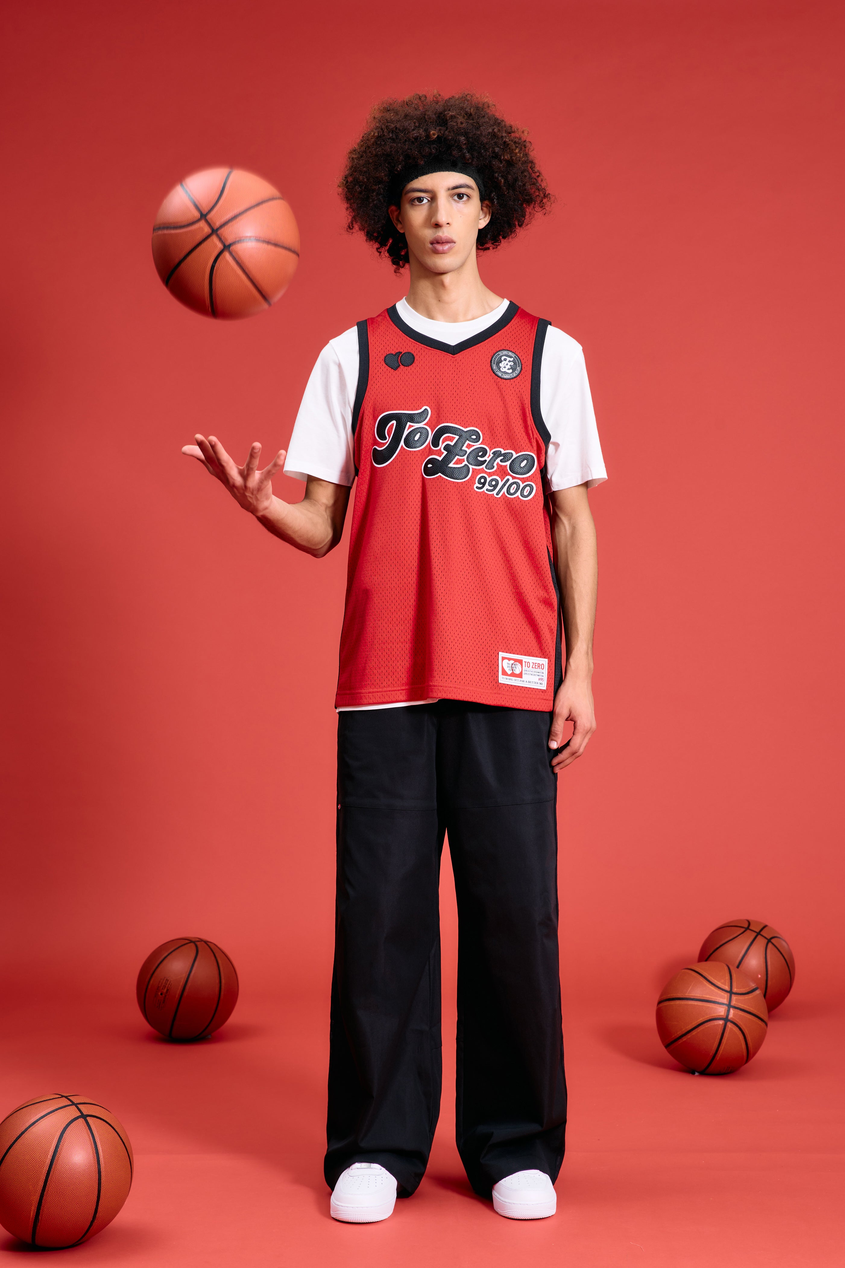 TO ZERO 99/00 'BSKTBLL' JERSEY (RED)
