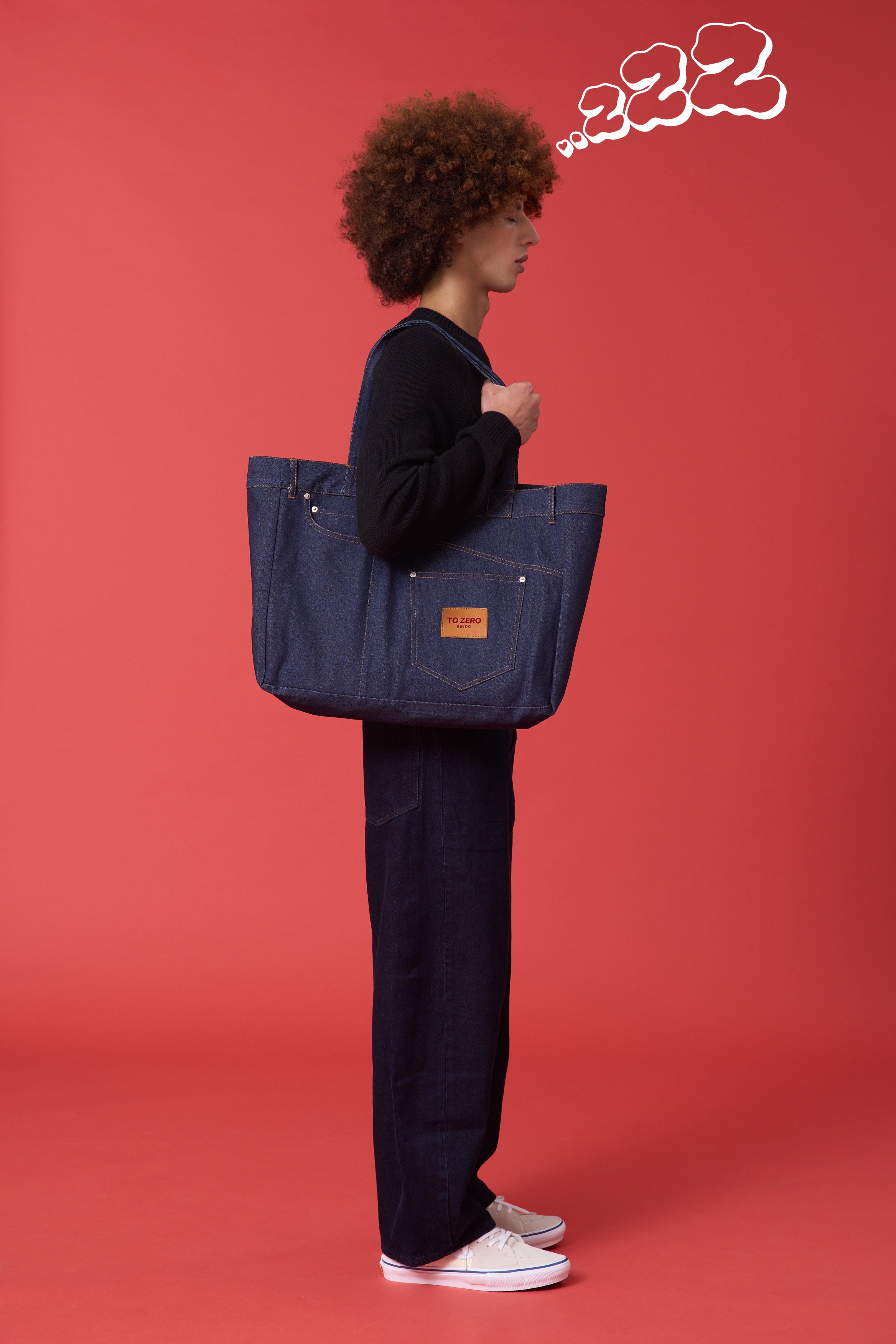 'NOT A JEANS' DENIM TOTE BAG