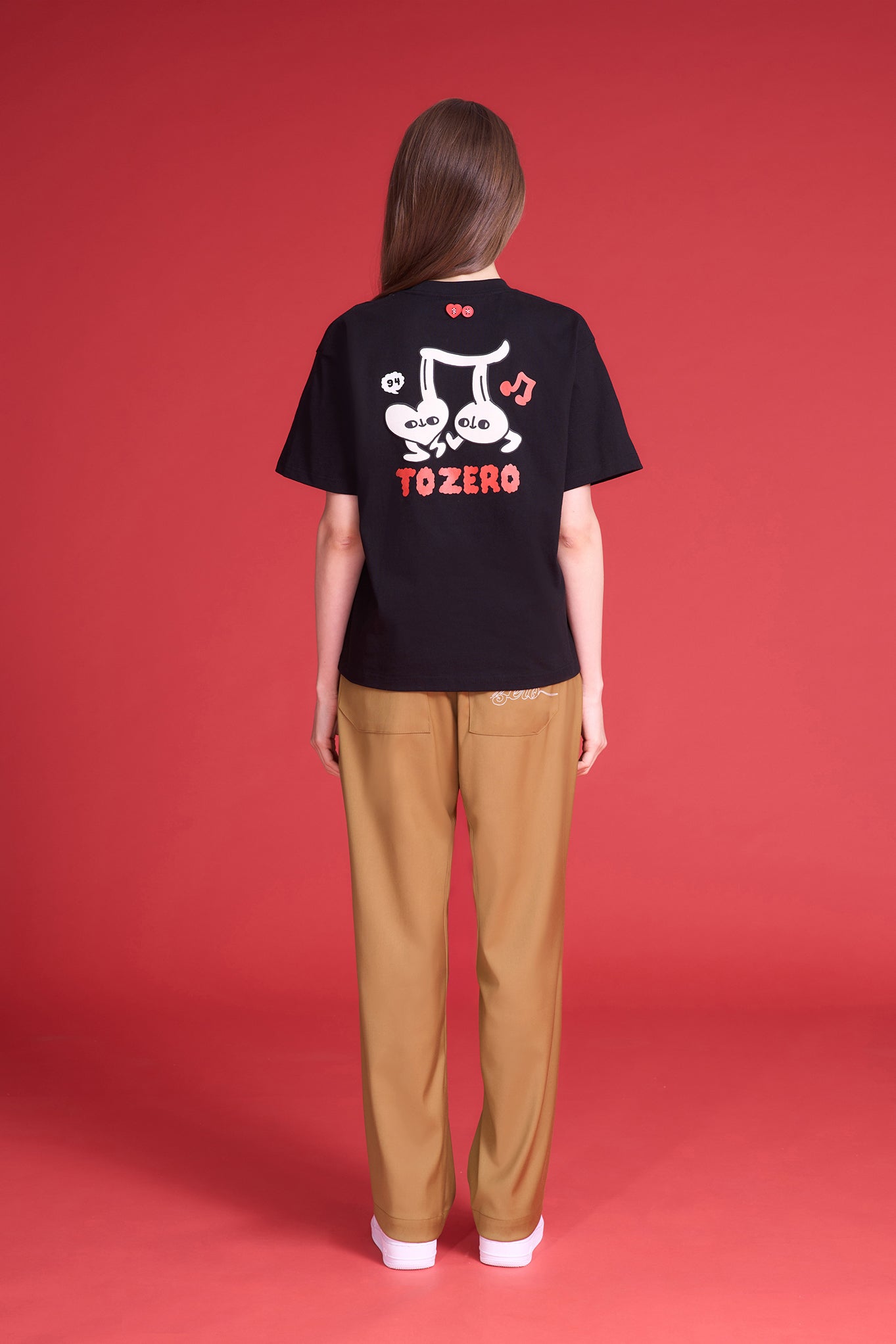 'Music Buddy' T恤 (黑色)