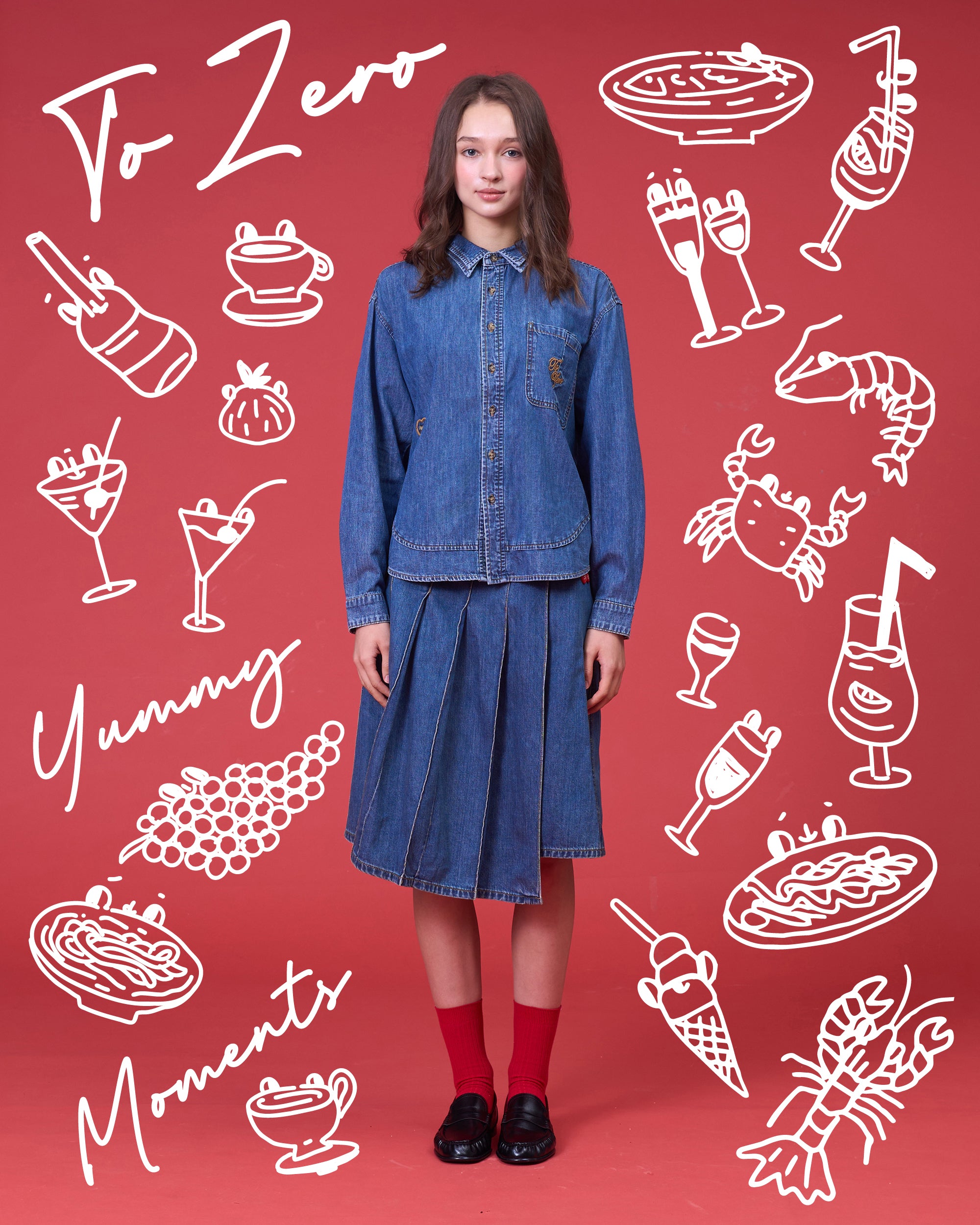 'THE DOUBLE-DECKER' DENIM SHIRT (WASHED BLUE)