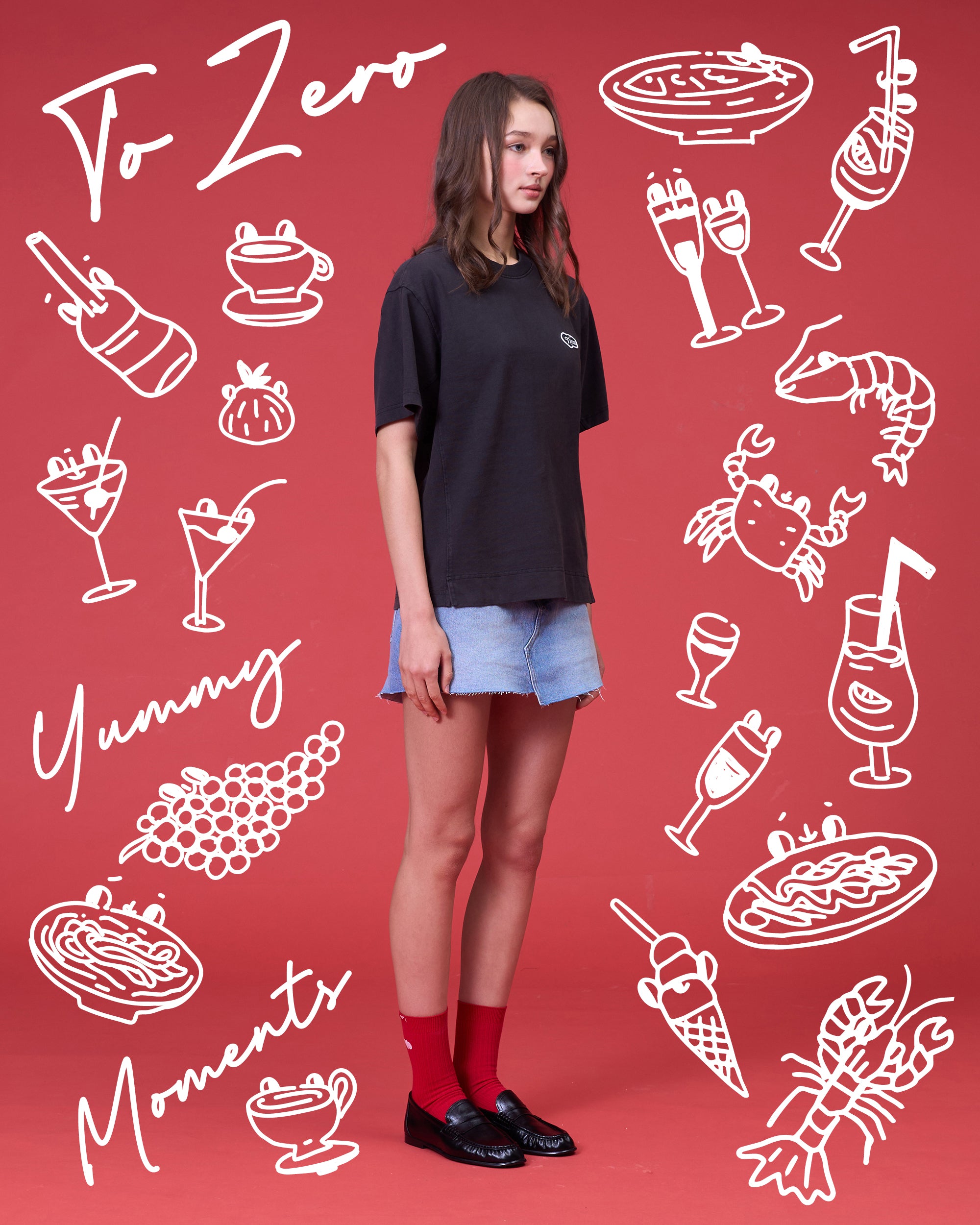 'LIFE IS BETTER WITH BURGER' T-SHIRT (WASHED BLACK)