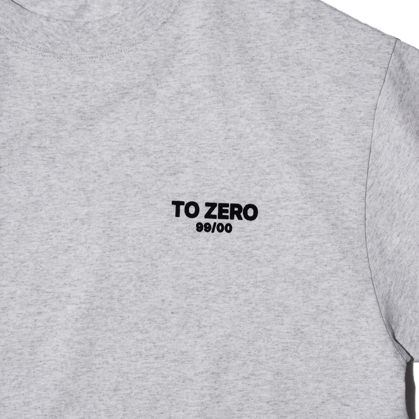 'TO ZERO' 徽標印花T恤
