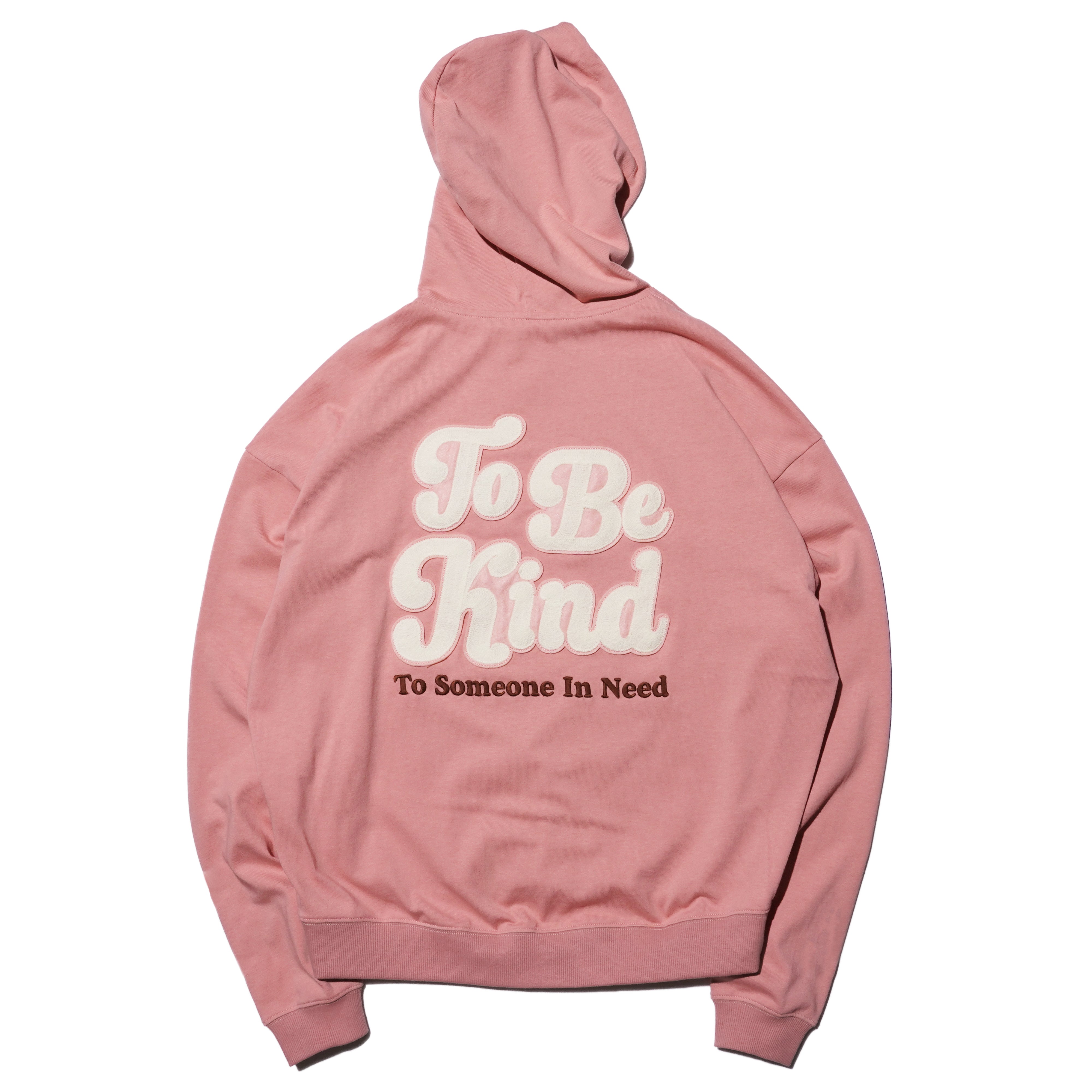 'TO BE KIND’ Embroidered Patch Hoodie