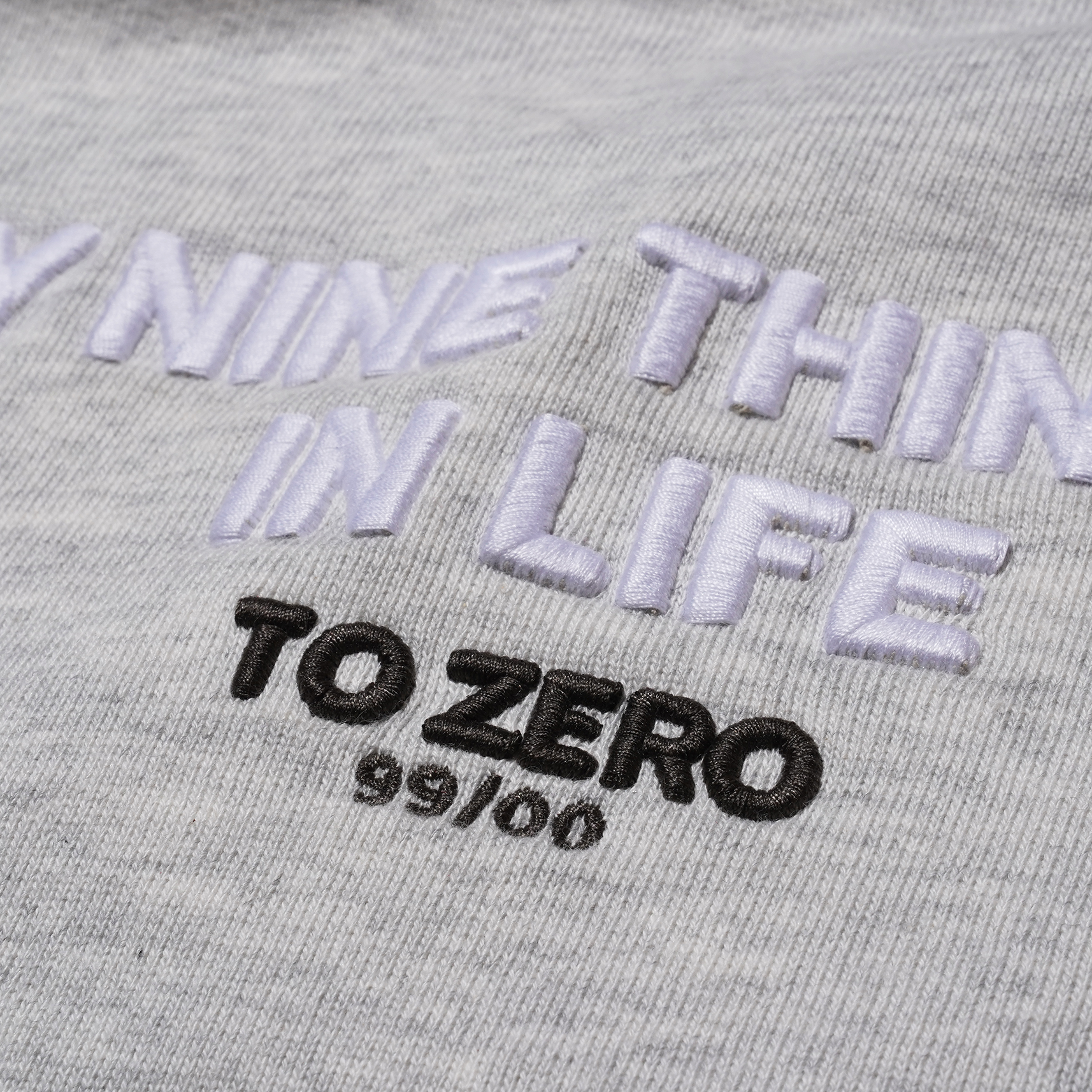 ‘NINETY NINE THINGS TO DO IN LIFE’ Embroidered Hoodie