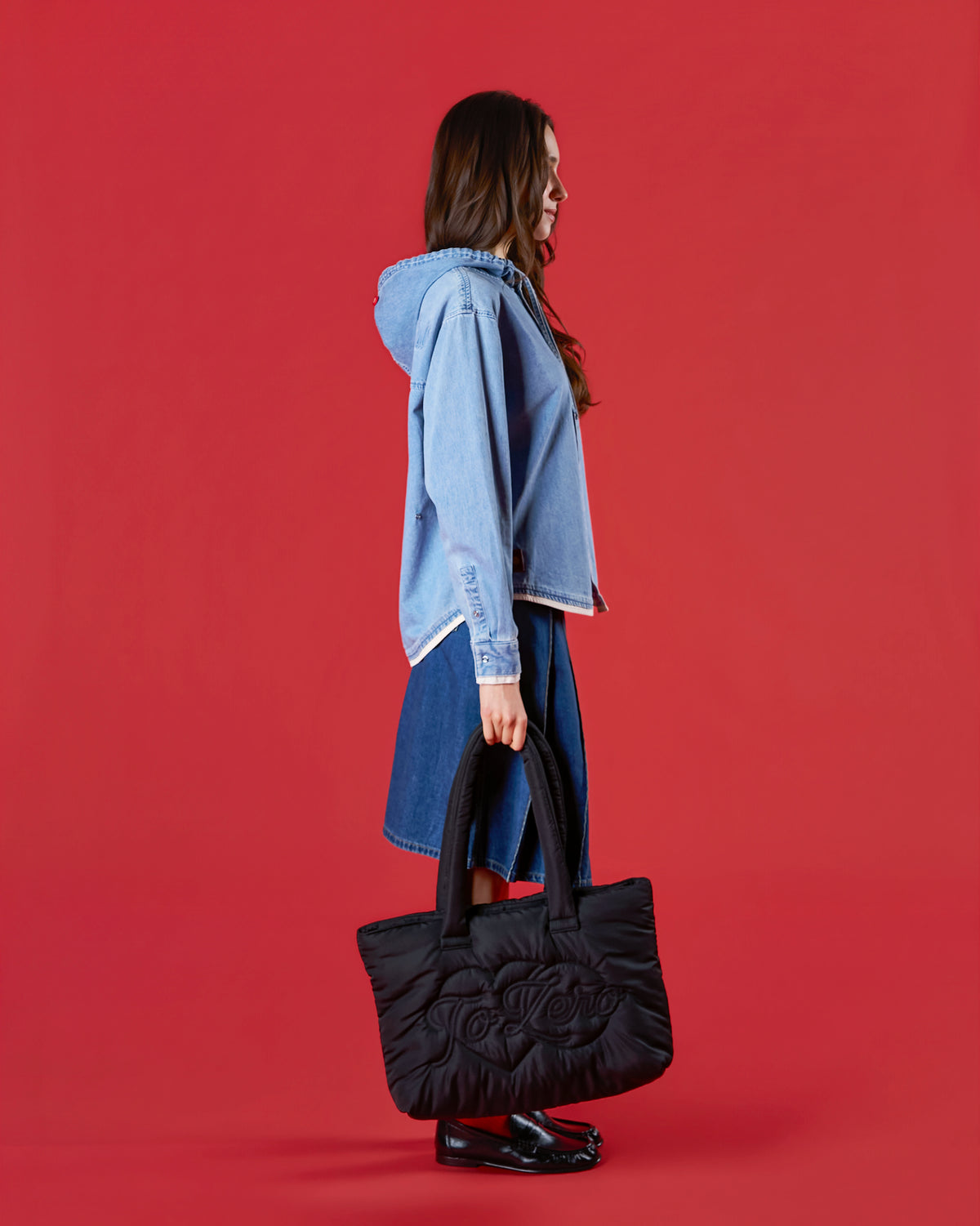 'HOMEY-POOFY' TOTE BAG (BLACK)