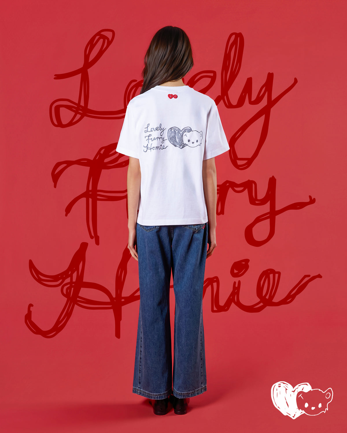 'KOTO FUR-MILY' T-SHIRT (WHITE)
